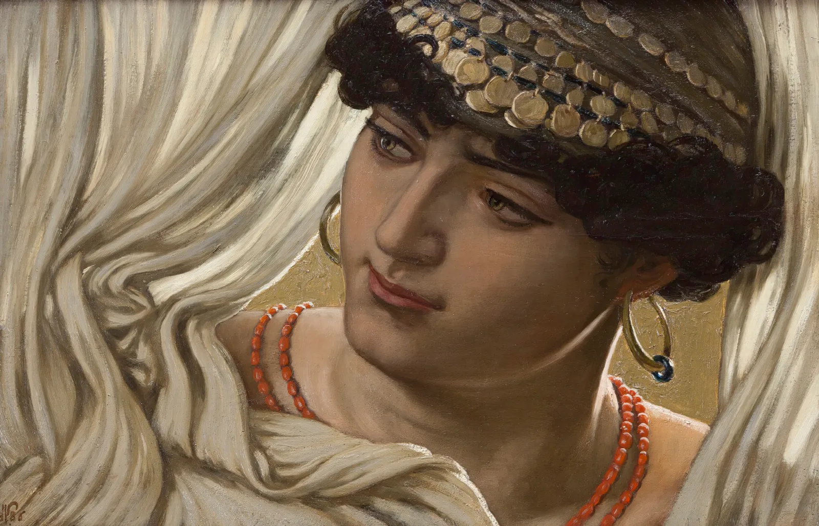 Delilah Wall Art by Elihu Vedder - Canvas Print