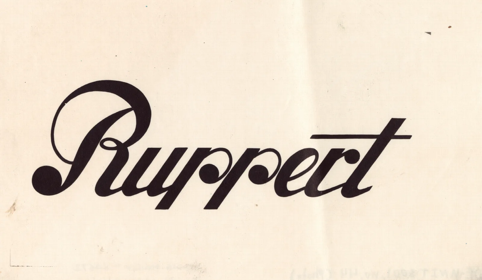 Stylized Logo For Ruppert Beer 5 Wall Art by Winold Reiss - Canvas Print