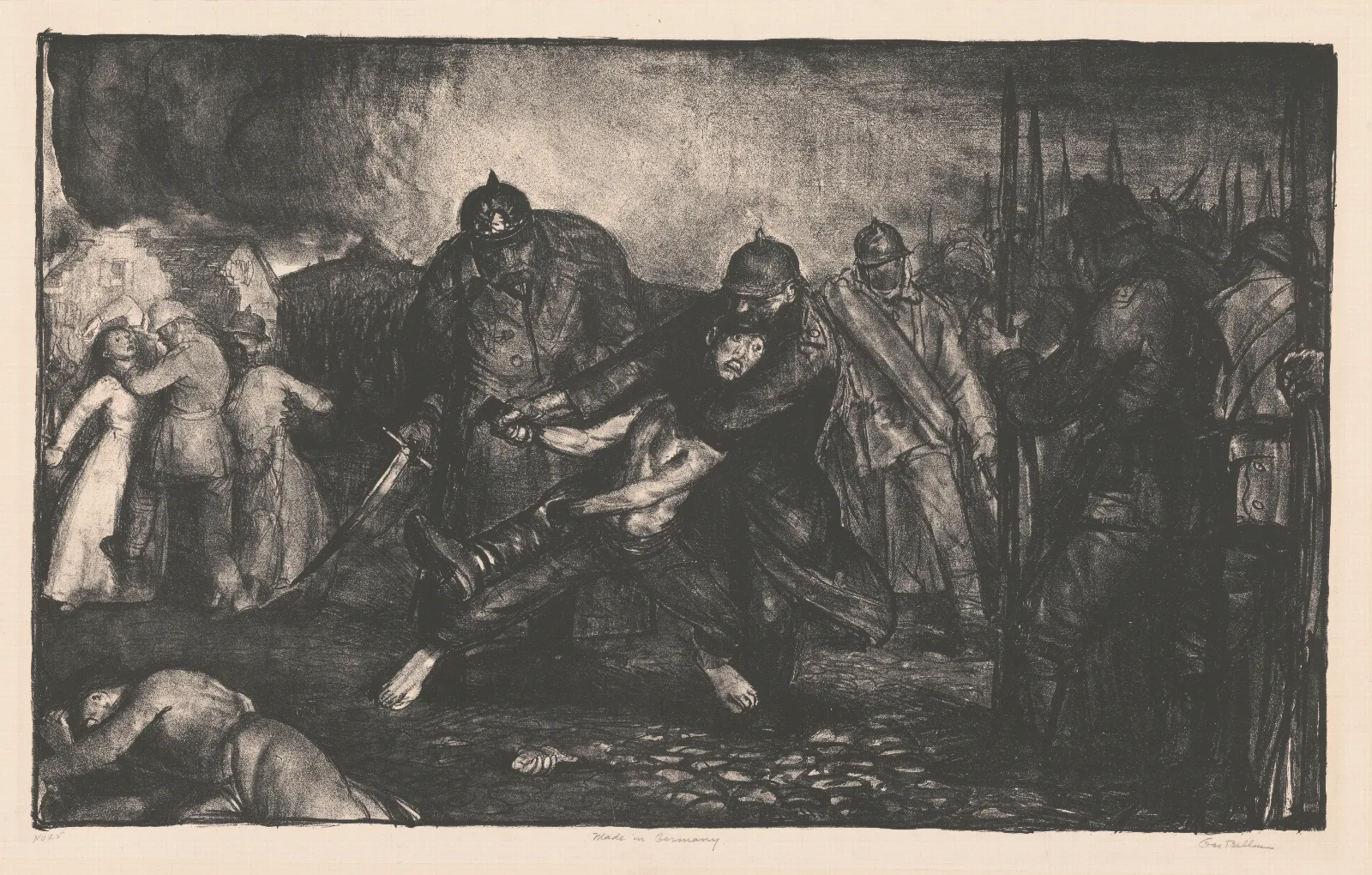 Made In Germany Wall Art by George Wesley Bellows - Canvas Print