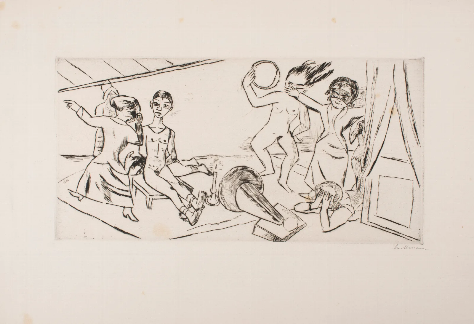Dream Ii Wall Art by Max Beckmann - Canvas Print