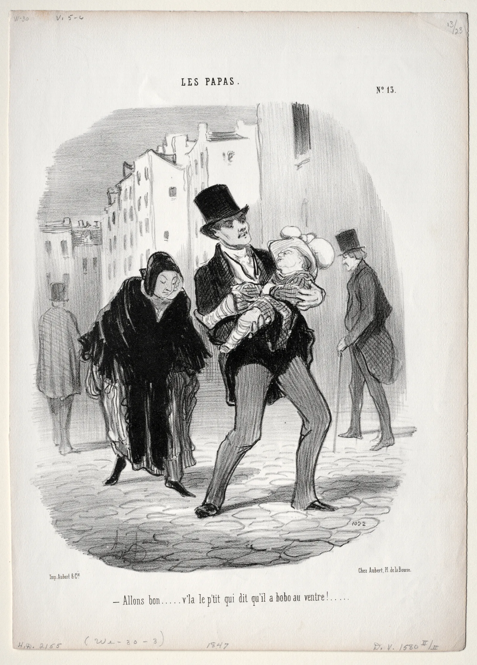 Come Along Dear Wall Art by Honoré Daumier - Canvas Print