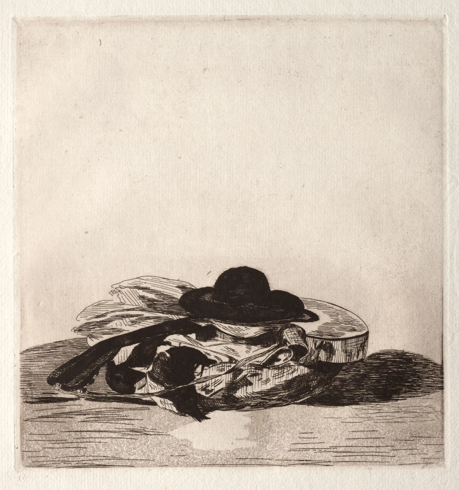 Hat And Guitar Wall Art by Édouard Manet - Canvas Print