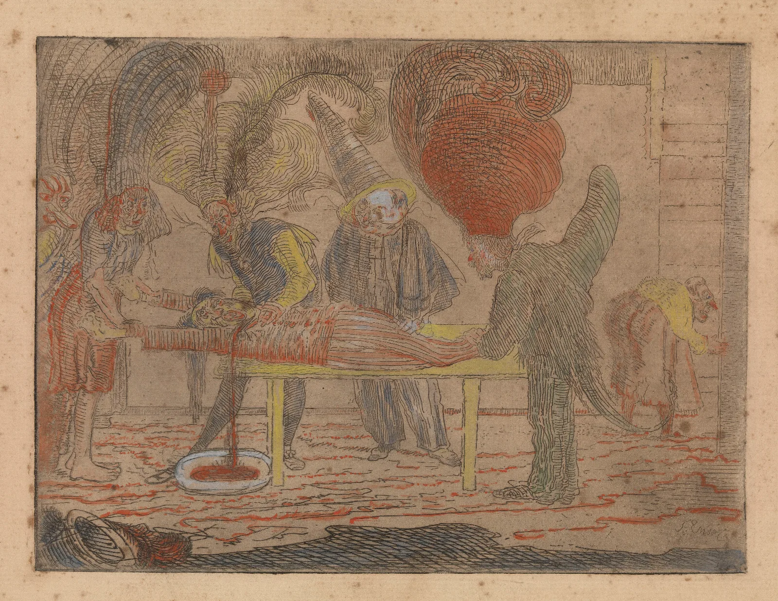 The Assassination Wall Art by James Ensor - Canvas Print