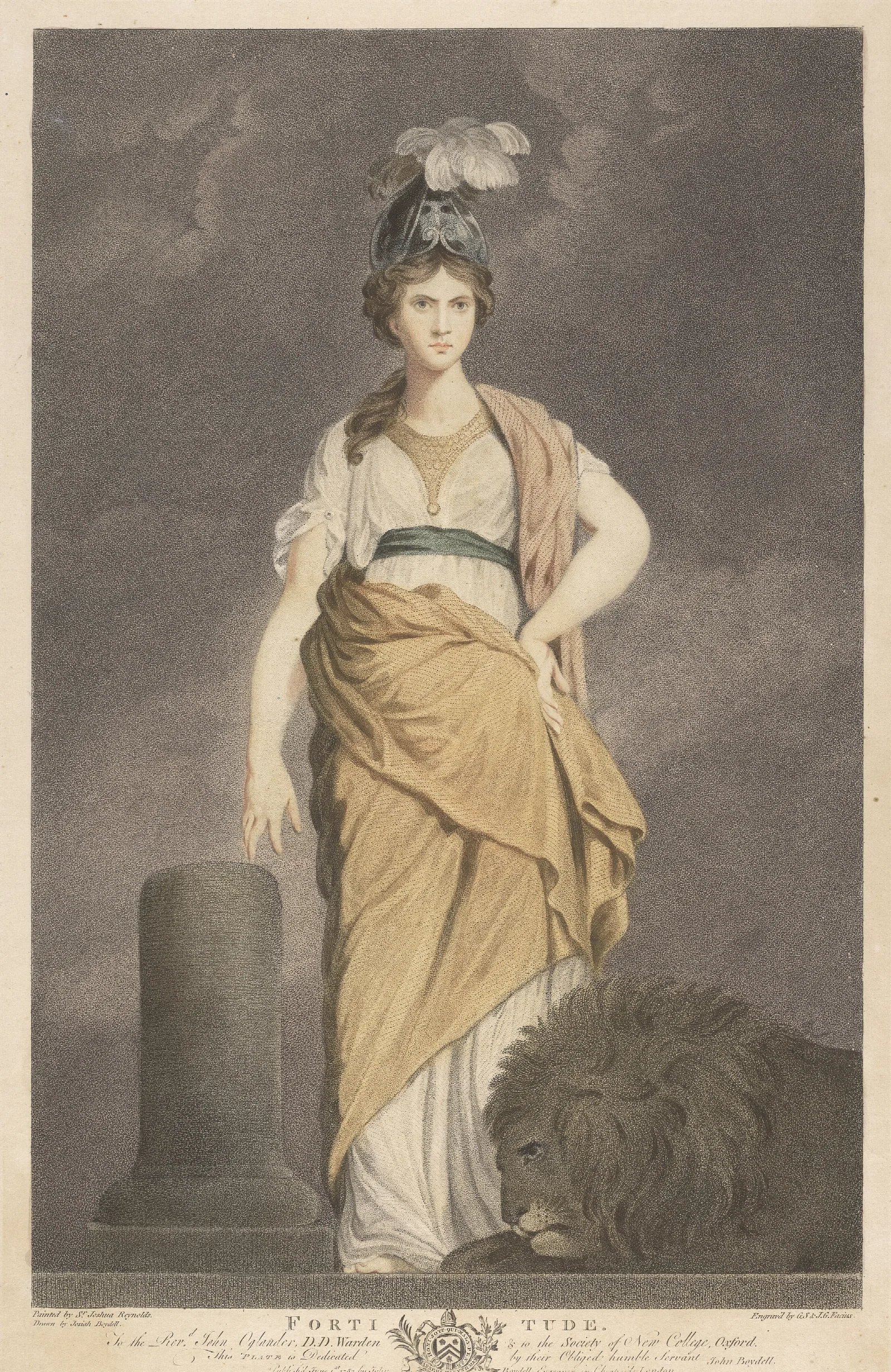 Fortitude 4 Wall Art by Sir Joshua Reynolds - Canvas Print