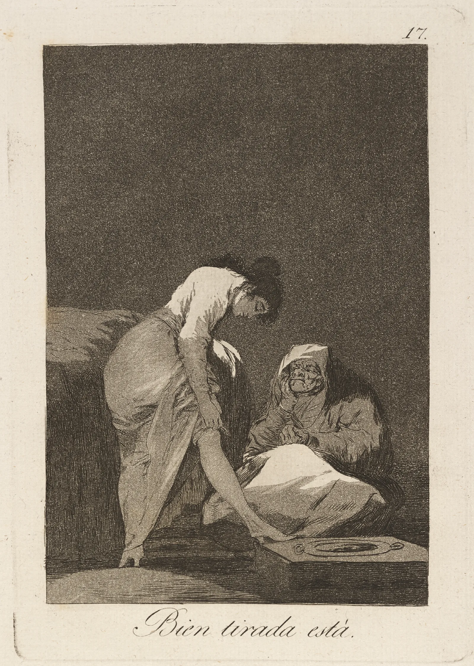 Bien Tirada Esta It Is Nicely Stretched Wall Art by Francisco de Goya - Canvas Print