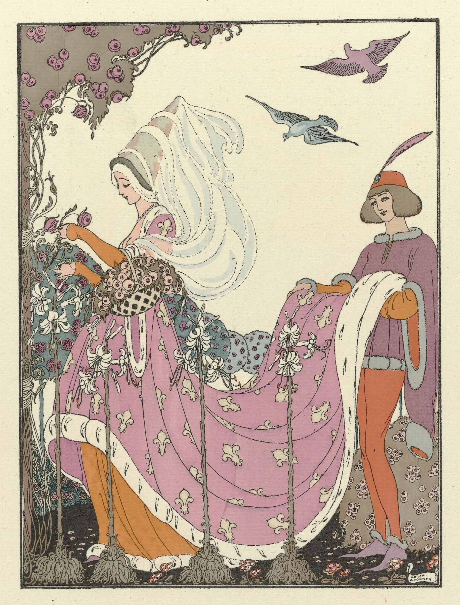 La Jolie Cueillette Wall Art by Gerda Wegener - Canvas Print