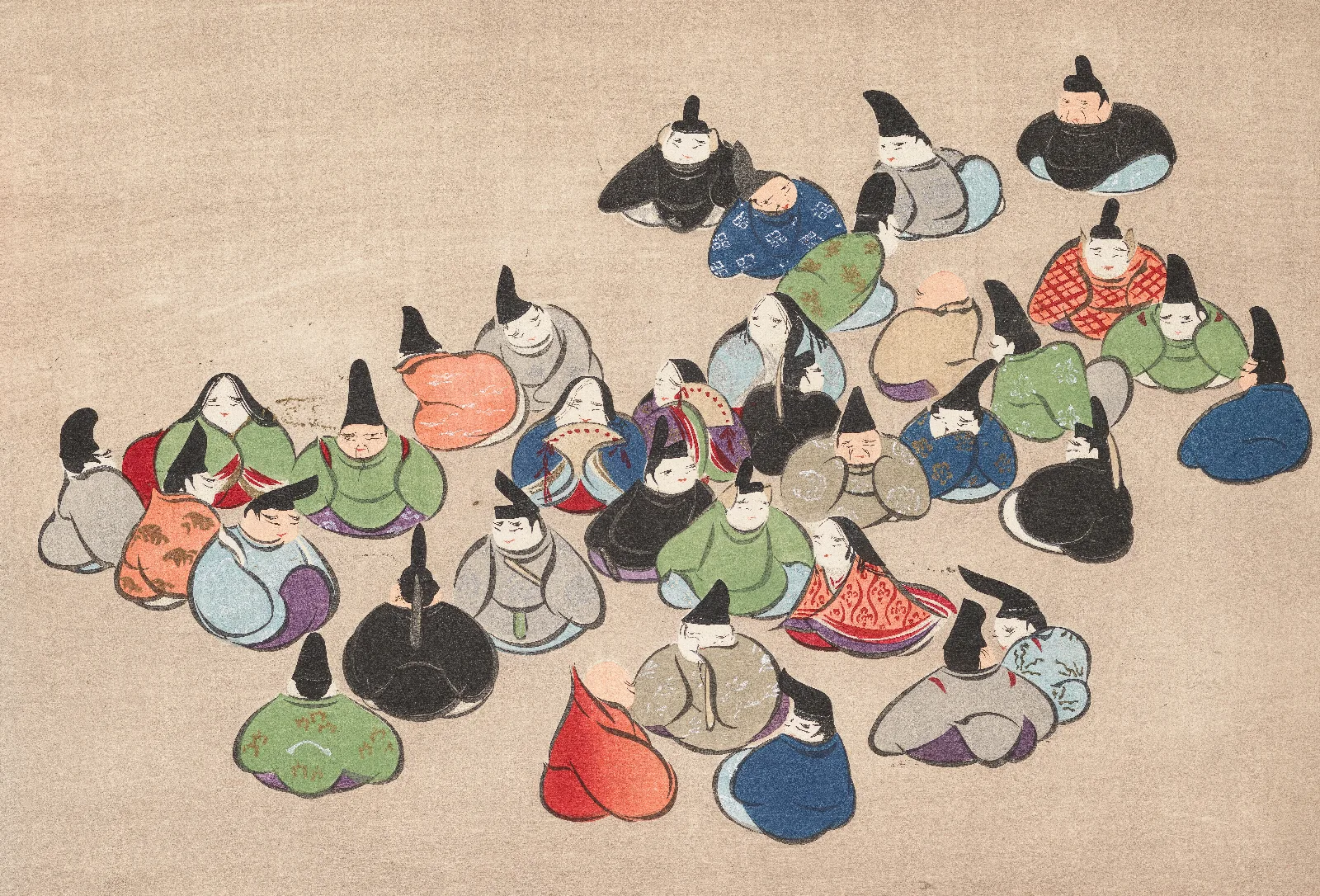 A Thousand Grasses Pl 30 Wall Art by Kamisaka Sekka - Canvas Print