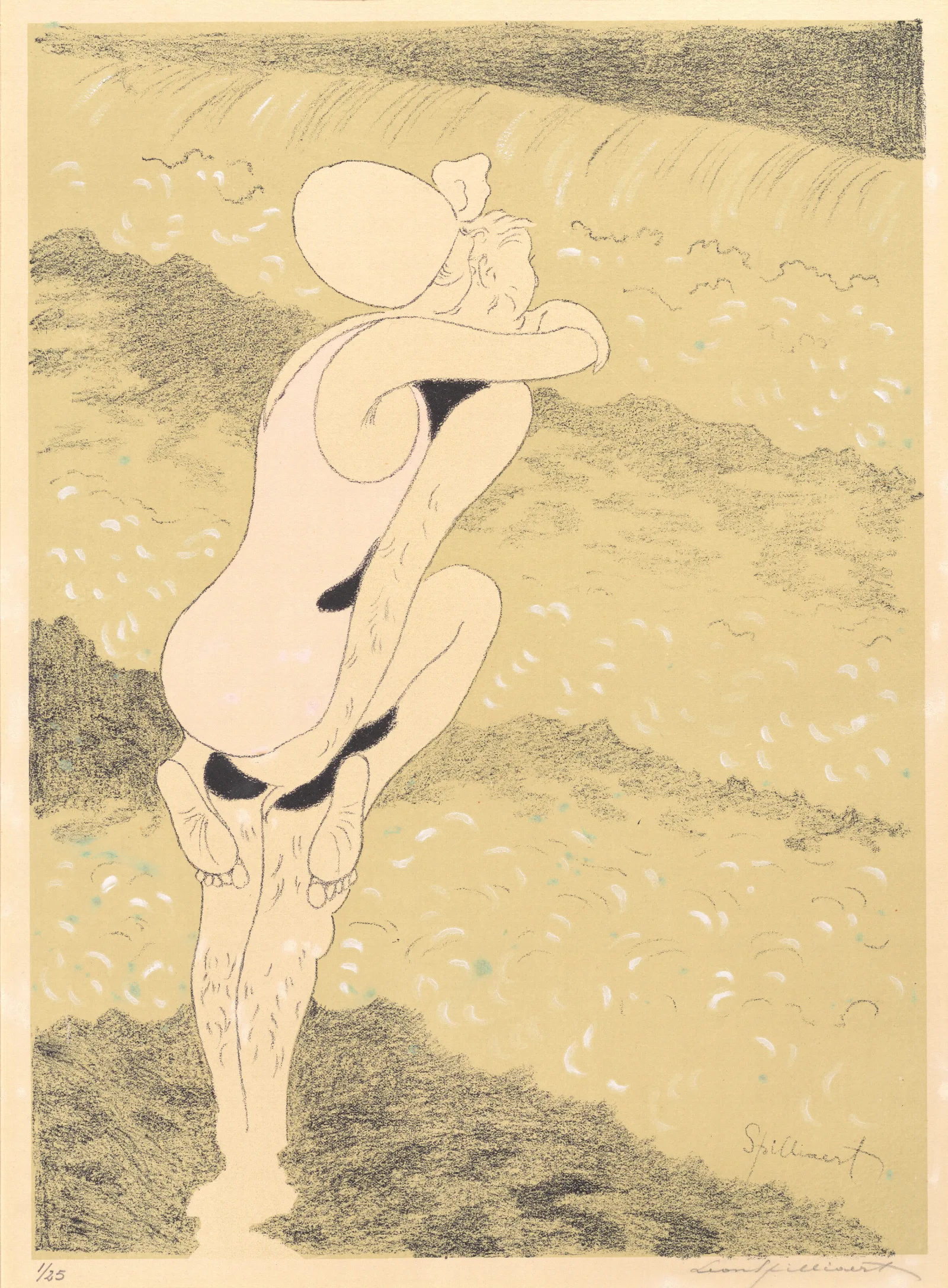 De Baders Wall Art by Léon Spilliaert - Canvas Print