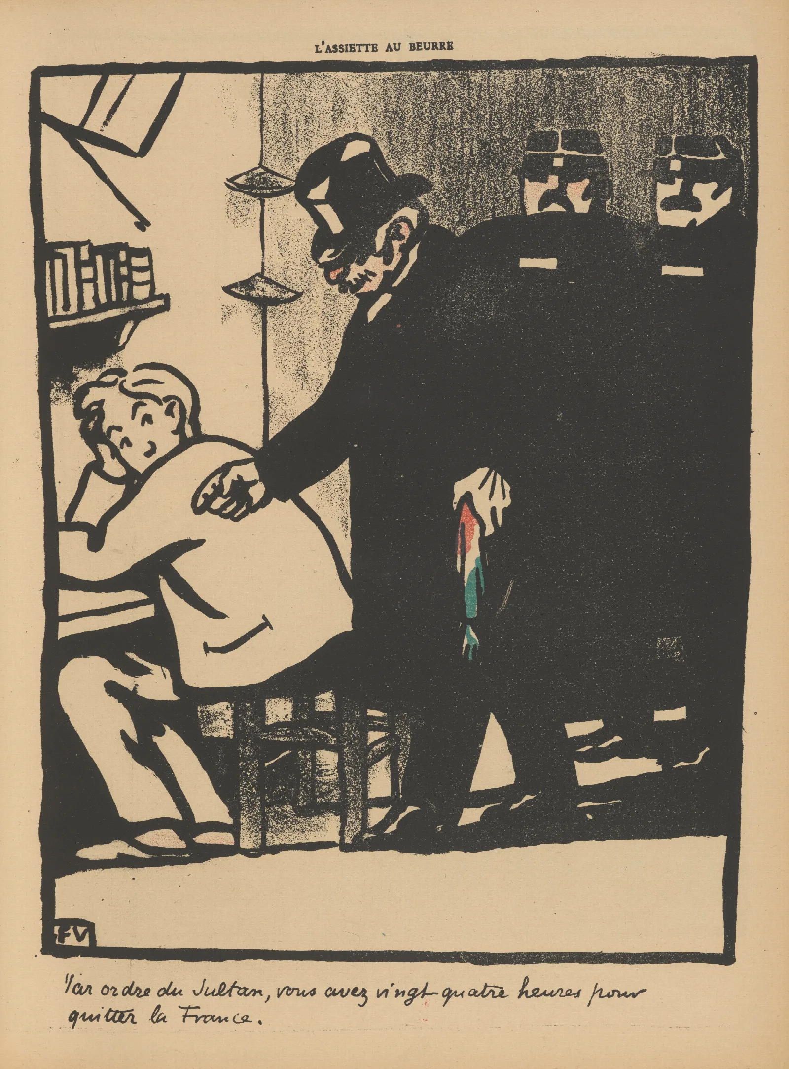 Par Ordre Du Sultan Wall Art by Félix Vallotton - Canvas Print