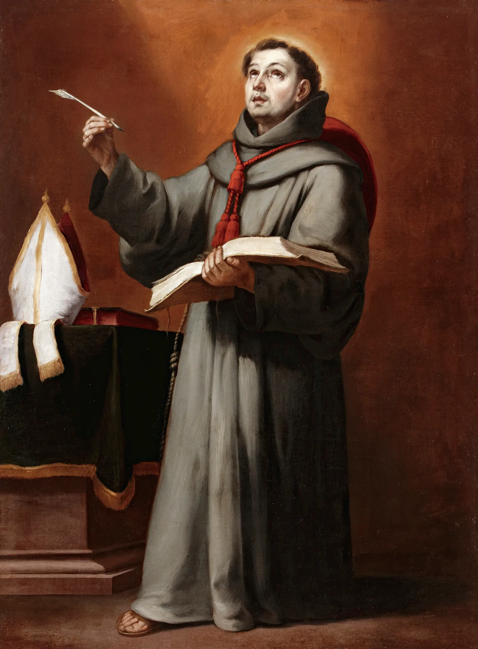 Saint Bonaventura Wall Art by Bartolomé Estebán Murillo - Canvas Print