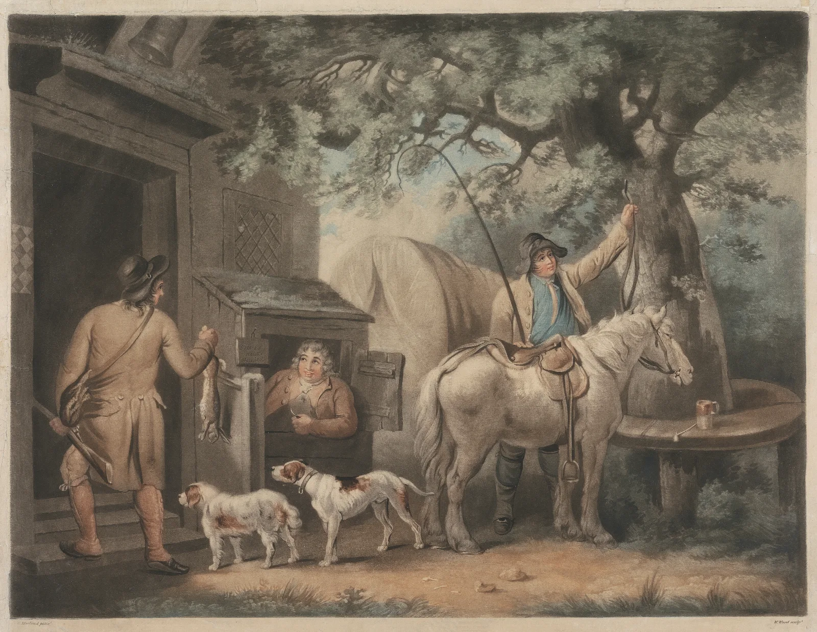 The Sportsmans Return 2 Wall Art by George Morland - Canvas Print