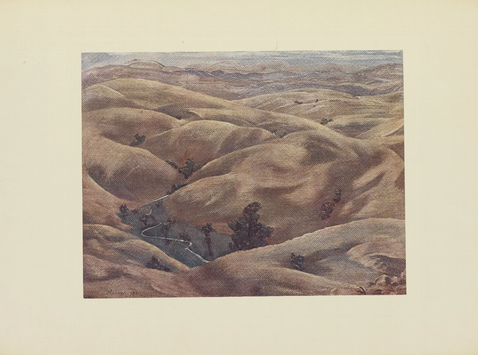 Les Hauts Plateaux De Madagascar Wall Art by Alexandre Jacovleff - Canvas Print