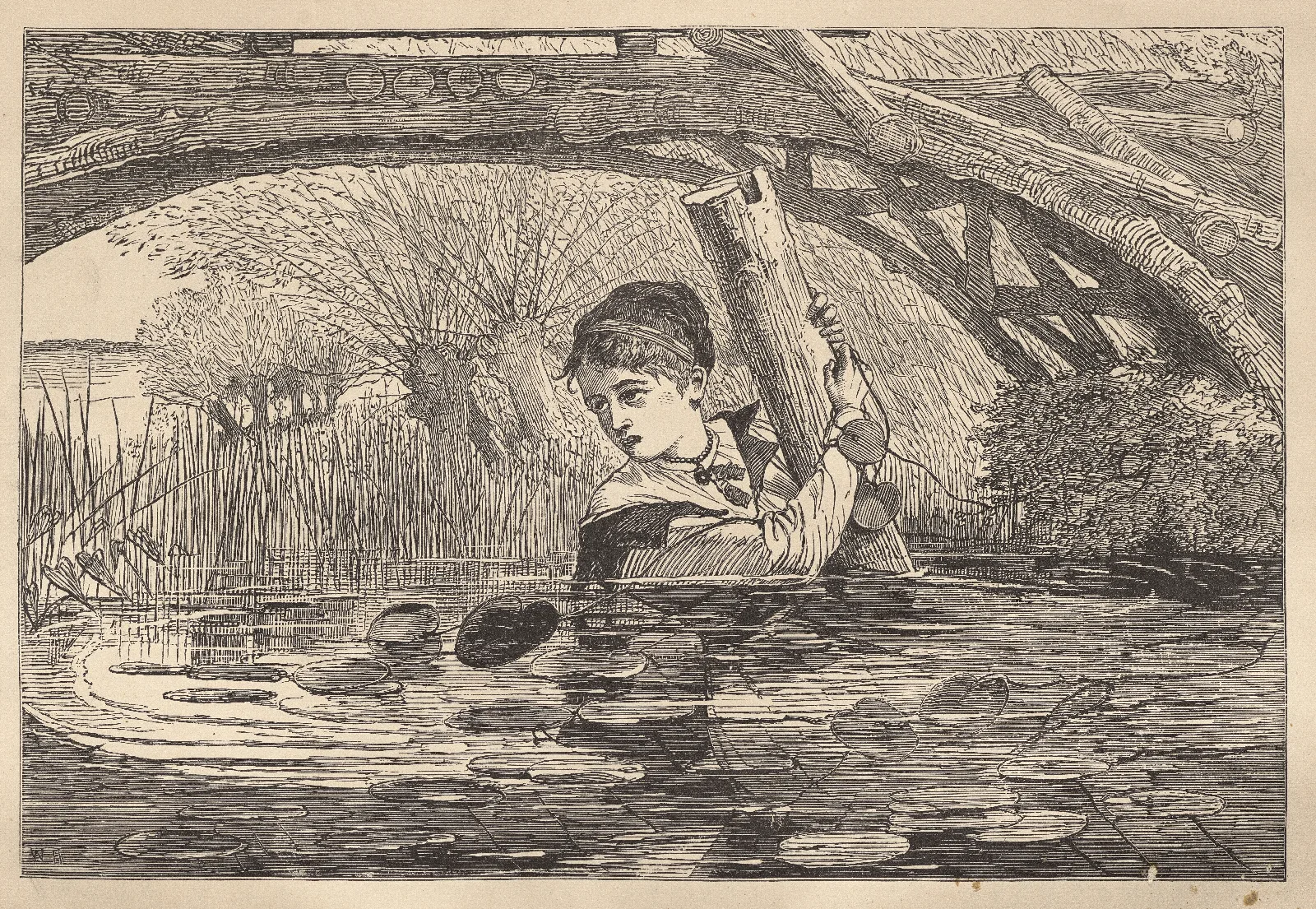 Orrin Make Haste I Am Perishing Wall Art by Winslow Homer - Canvas Print
