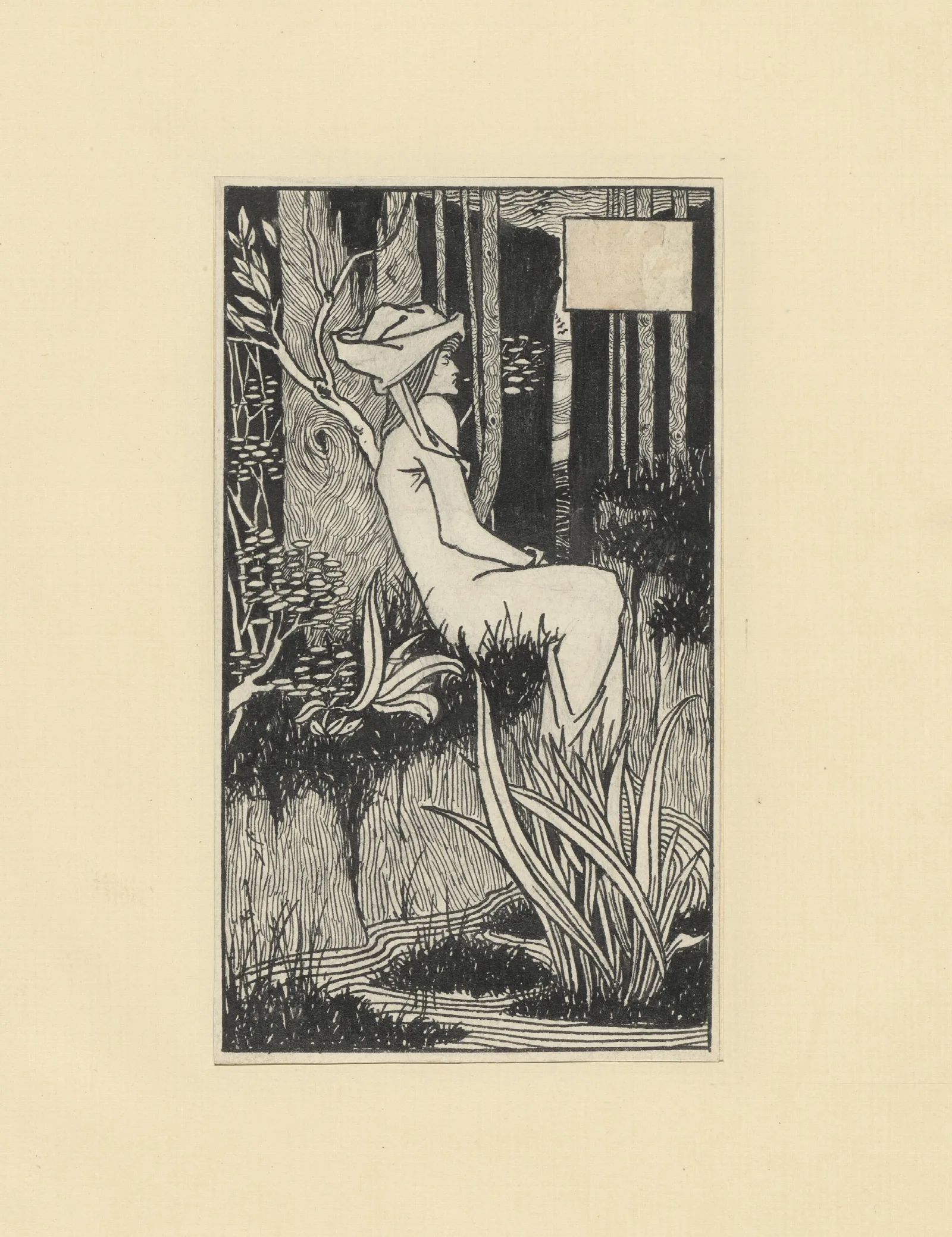 Illustrations By Aubrey Beardsley For King Arthur Pl 01 Wall Art by Aubrey Vincent Beardsley - Canvas Print
