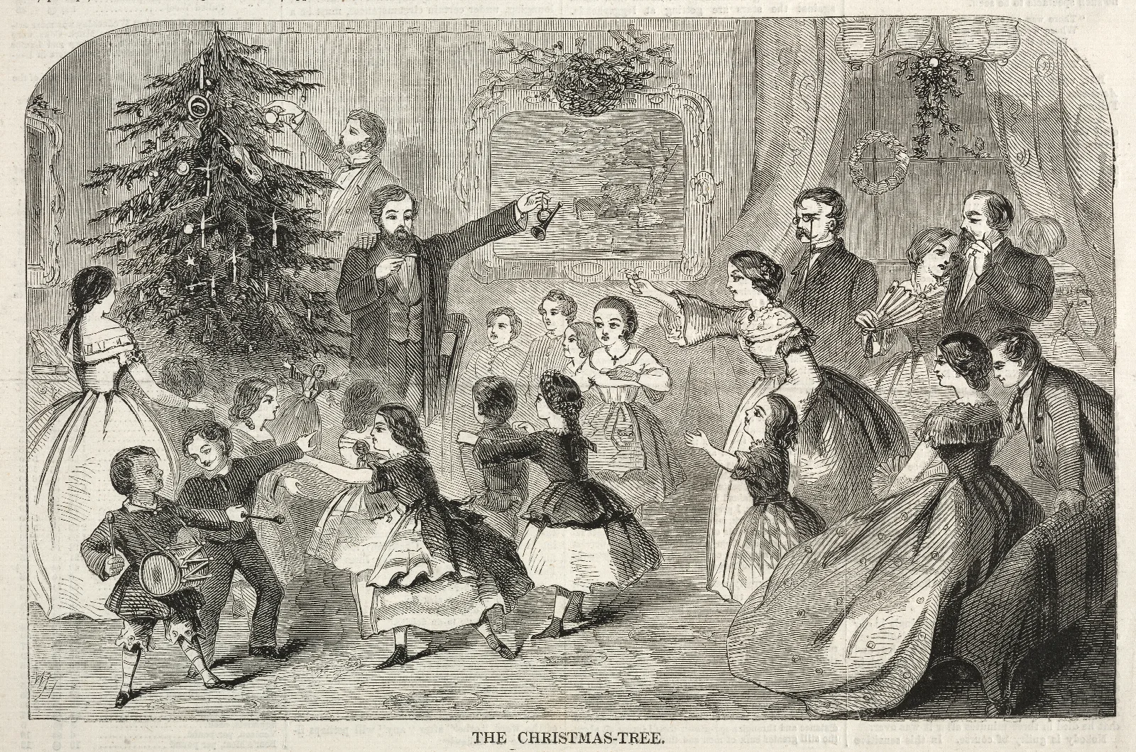 The Christmas Tree Wall Art by Winslow Homer - Canvas Print