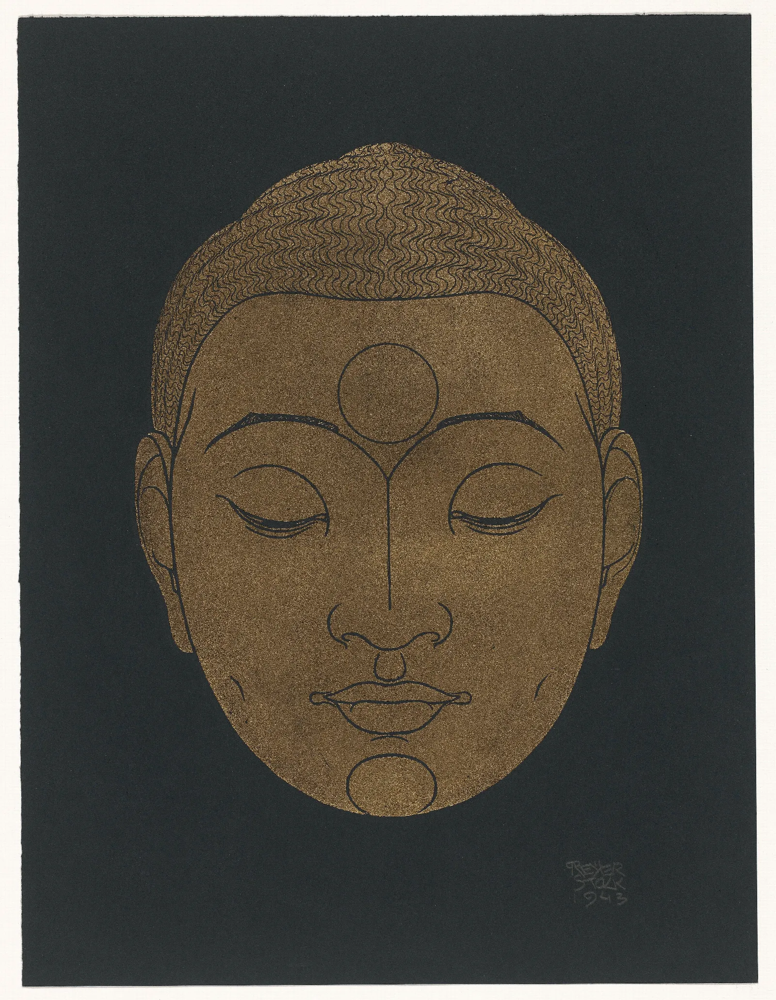 Head Of Buddha Wall Art by Reijer Stolk - Canvas Print