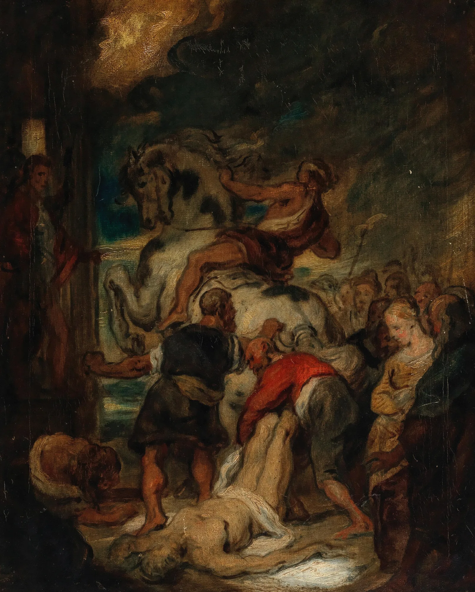 The Martyrdom Of St Hippolytus Wall Art by Hans Canon - Canvas Print