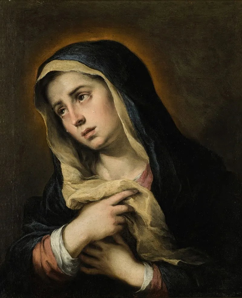 Mater Dolorosa 4 Wall Art by Bartolomé Estebán Murillo - Canvas Print