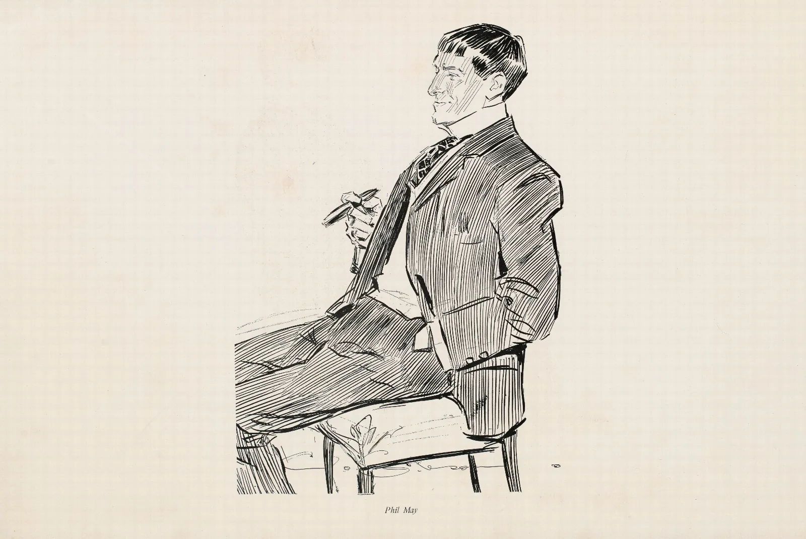 Phil May Wall Art by Charles Dana Gibson - Canvas Print
