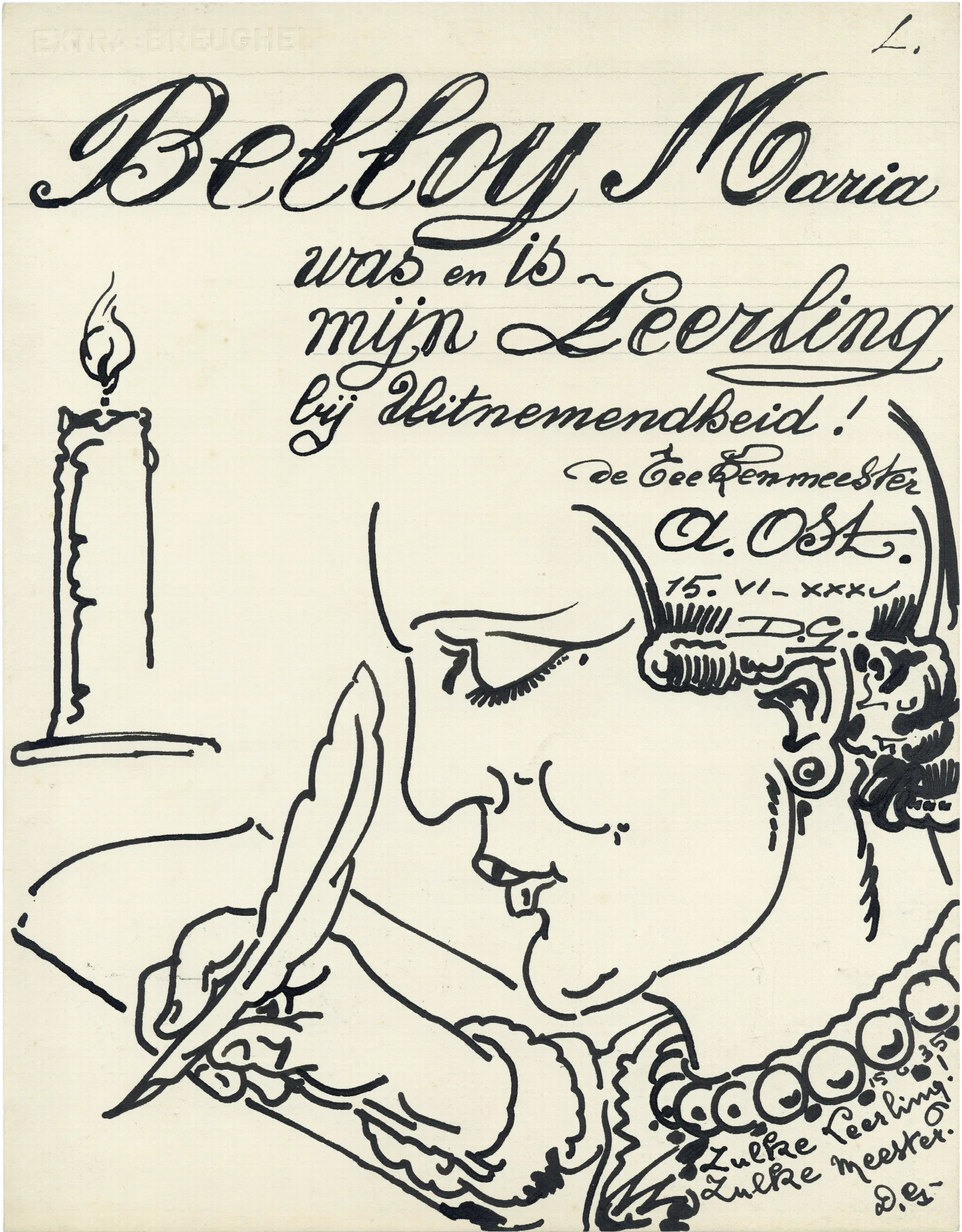 Leerling Belloy Wall Art by Alfred Ost - Canvas Print