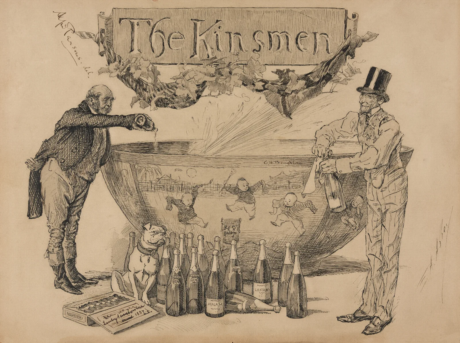 The Kinsmen Wall Art by Edwin Austin Abbey - Canvas Print