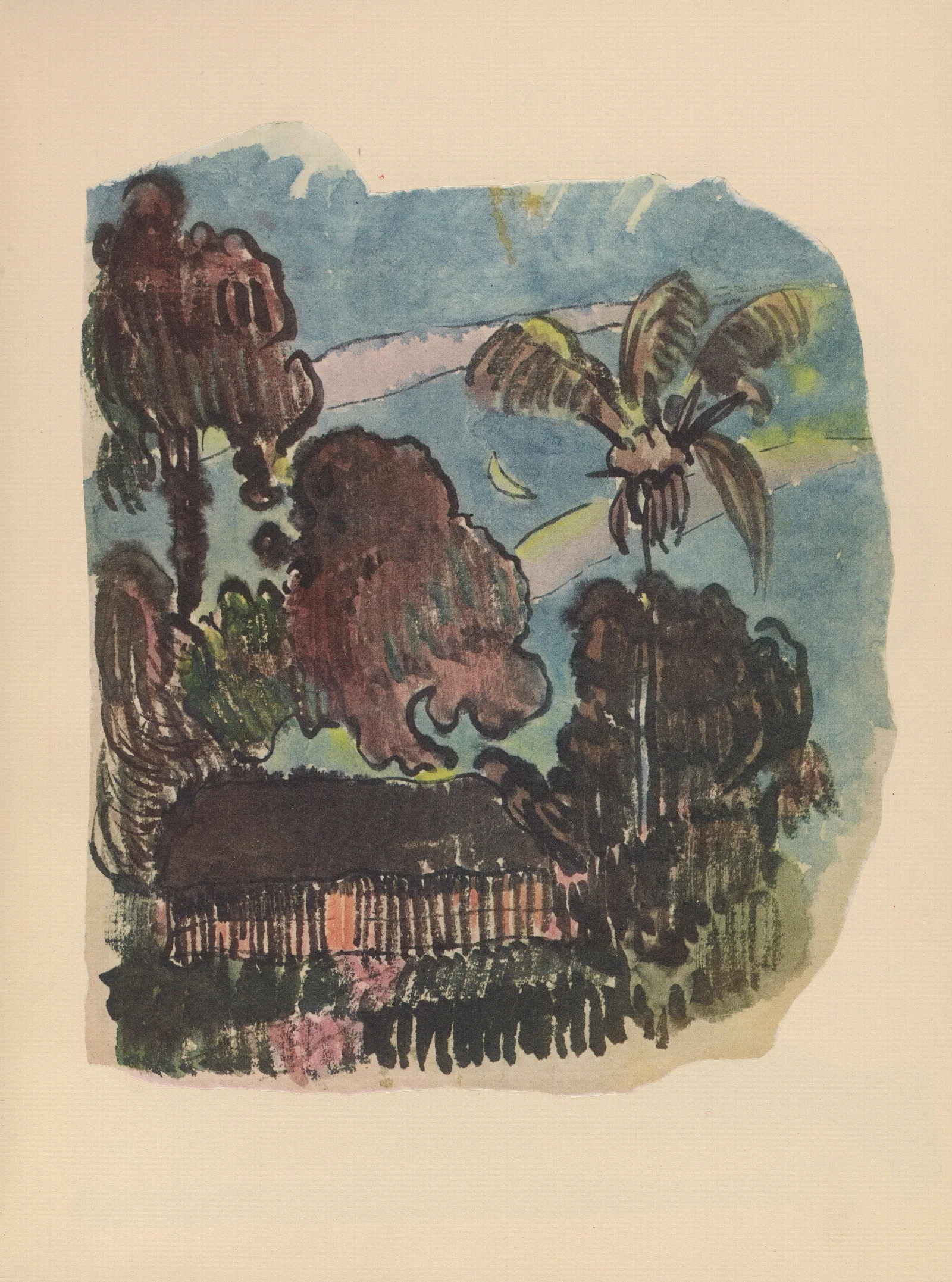 Noanoa Pl 15 Wall Art by Paul Gauguin - Canvas Print