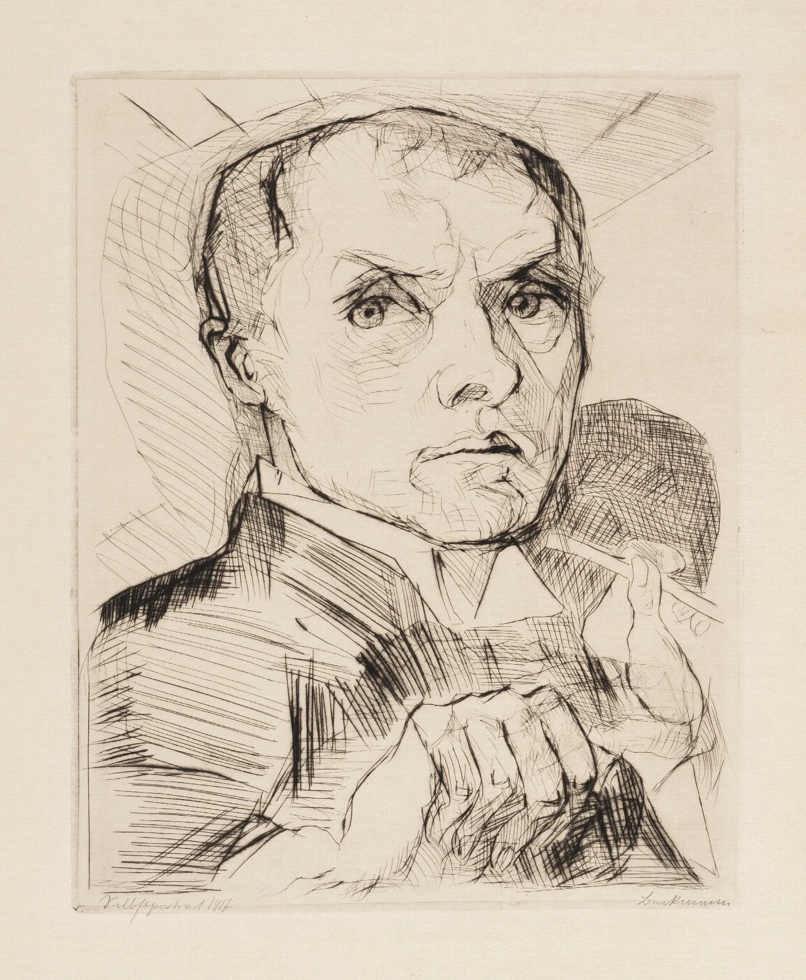 Gesichter Pl 05 Wall Art by Max Beckmann - Canvas Print