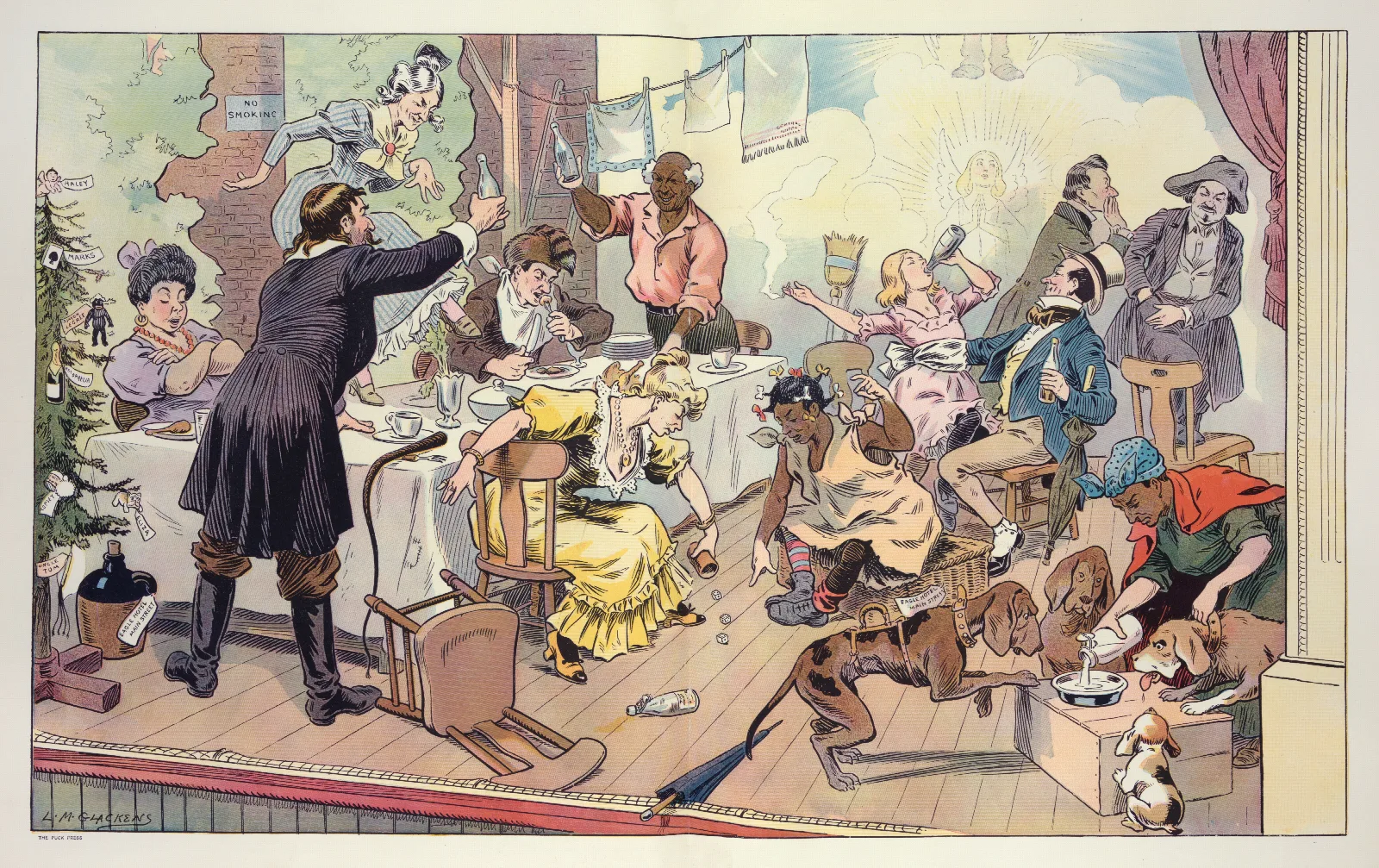 Between Performances Wall Art by Louis Glackens - Canvas Print