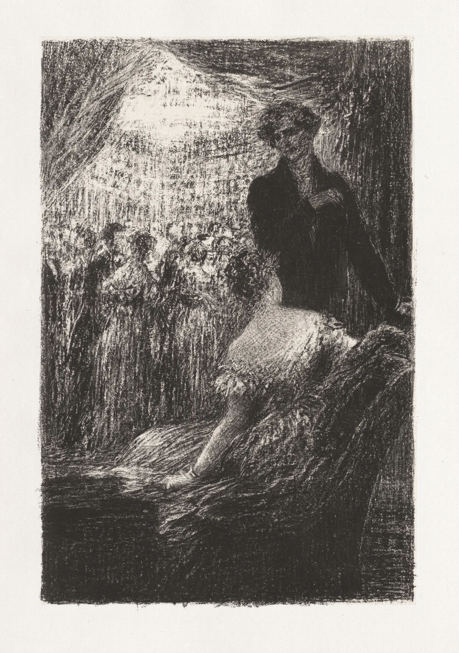 Fantastic Symphony A Ball Wall Art by Henri Fantin-Latour - Canvas Print