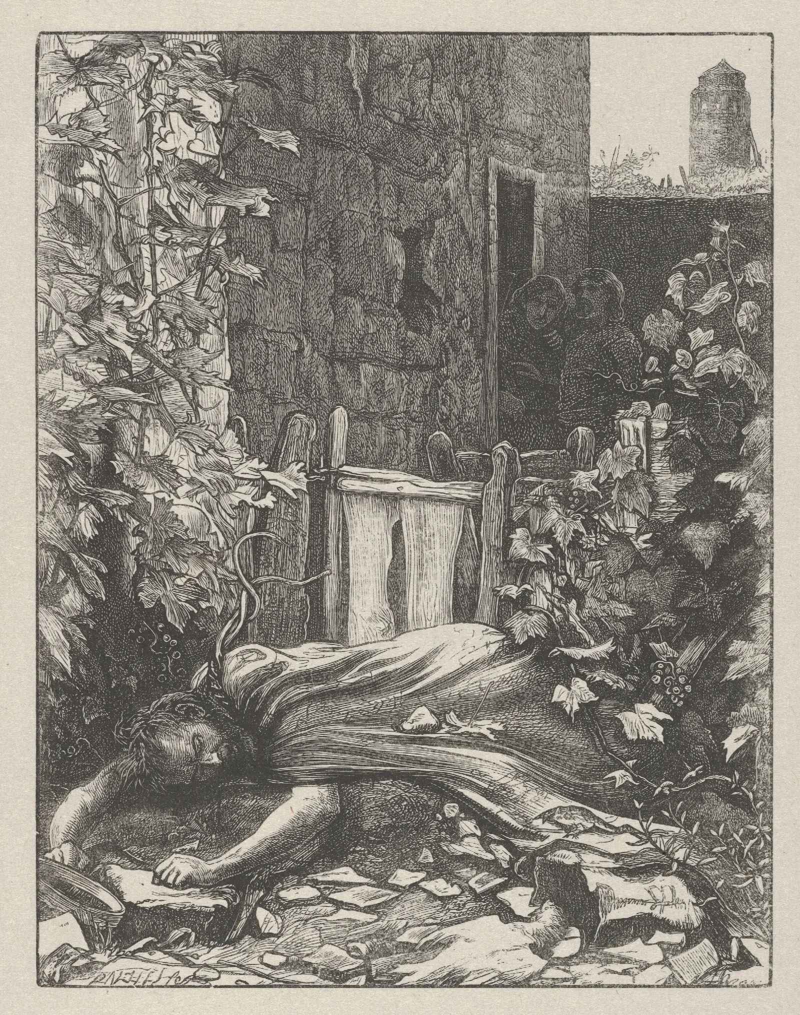 The Wicked Husbandmen Wall Art by Sir John Everett Millais - Canvas Print