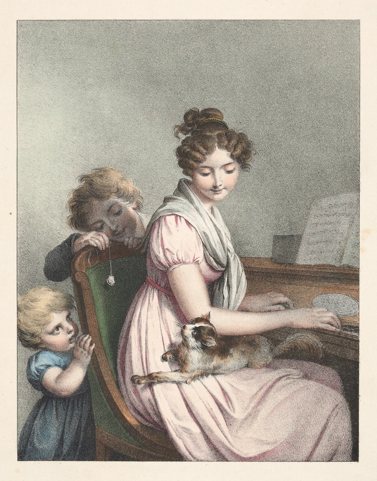 La Distraction Wall Art by Louis-Léopold Boilly - Canvas Print