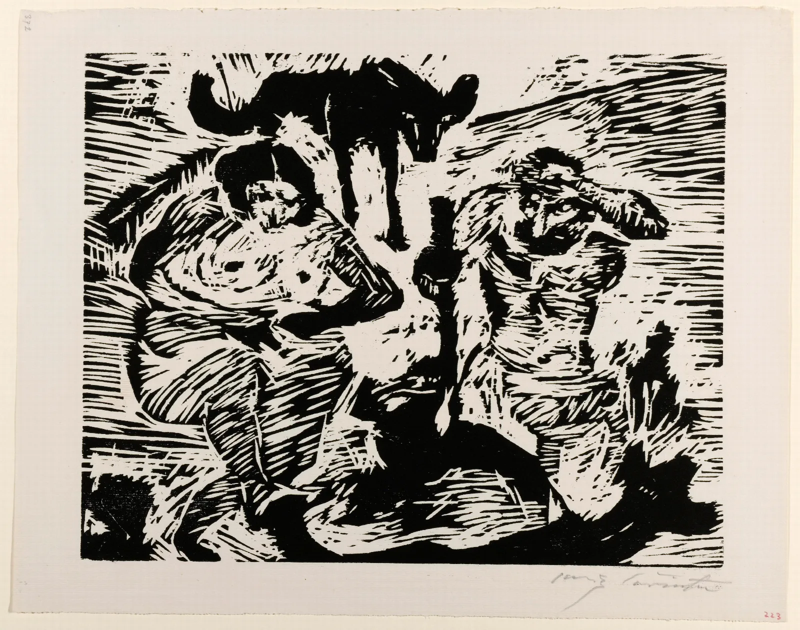 Im Schweisse Deines Angesichts Wall Art by Lovis Corinth - Canvas Print
