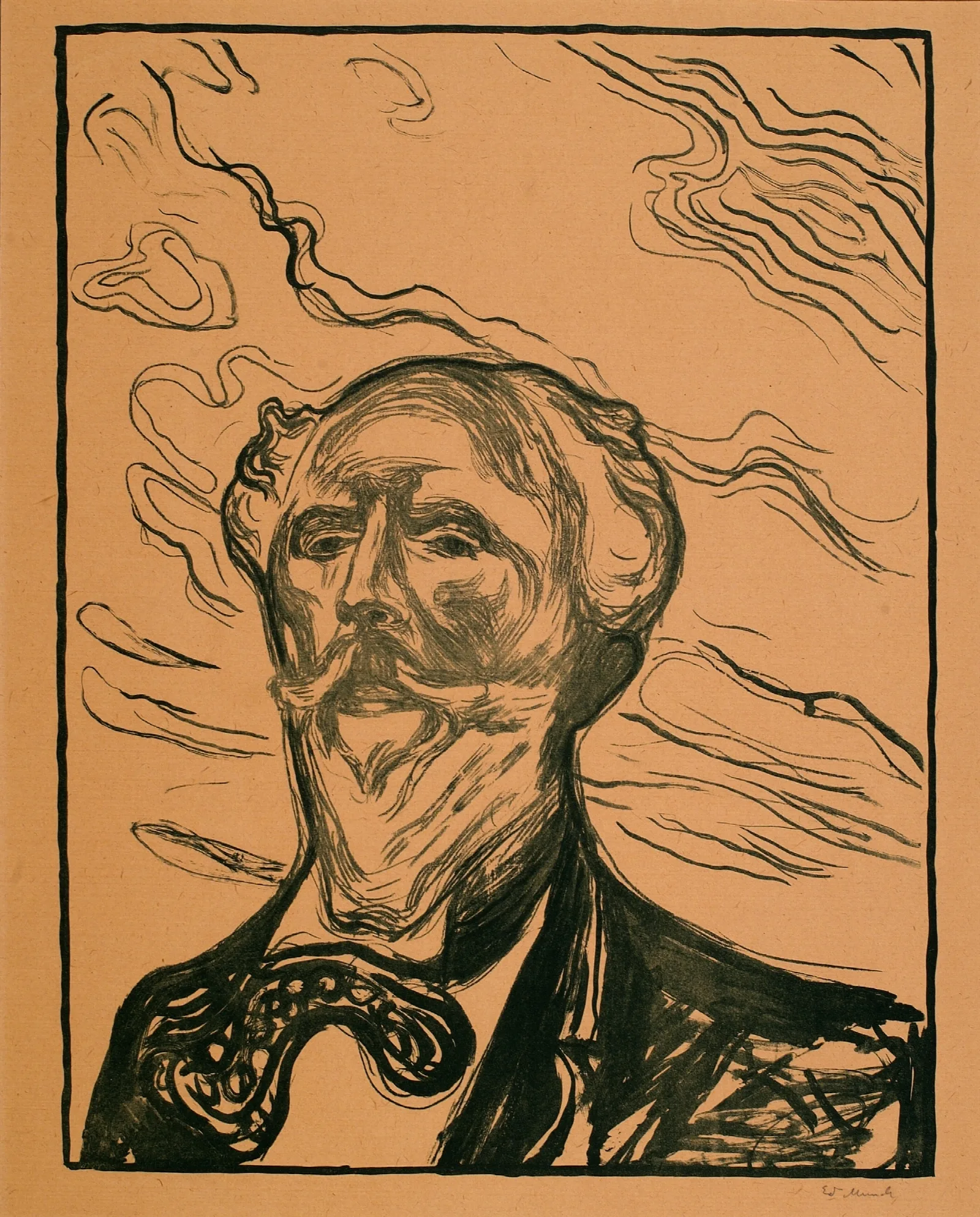Holger Drachmann Wall Art by Edvard Munch - Canvas Print