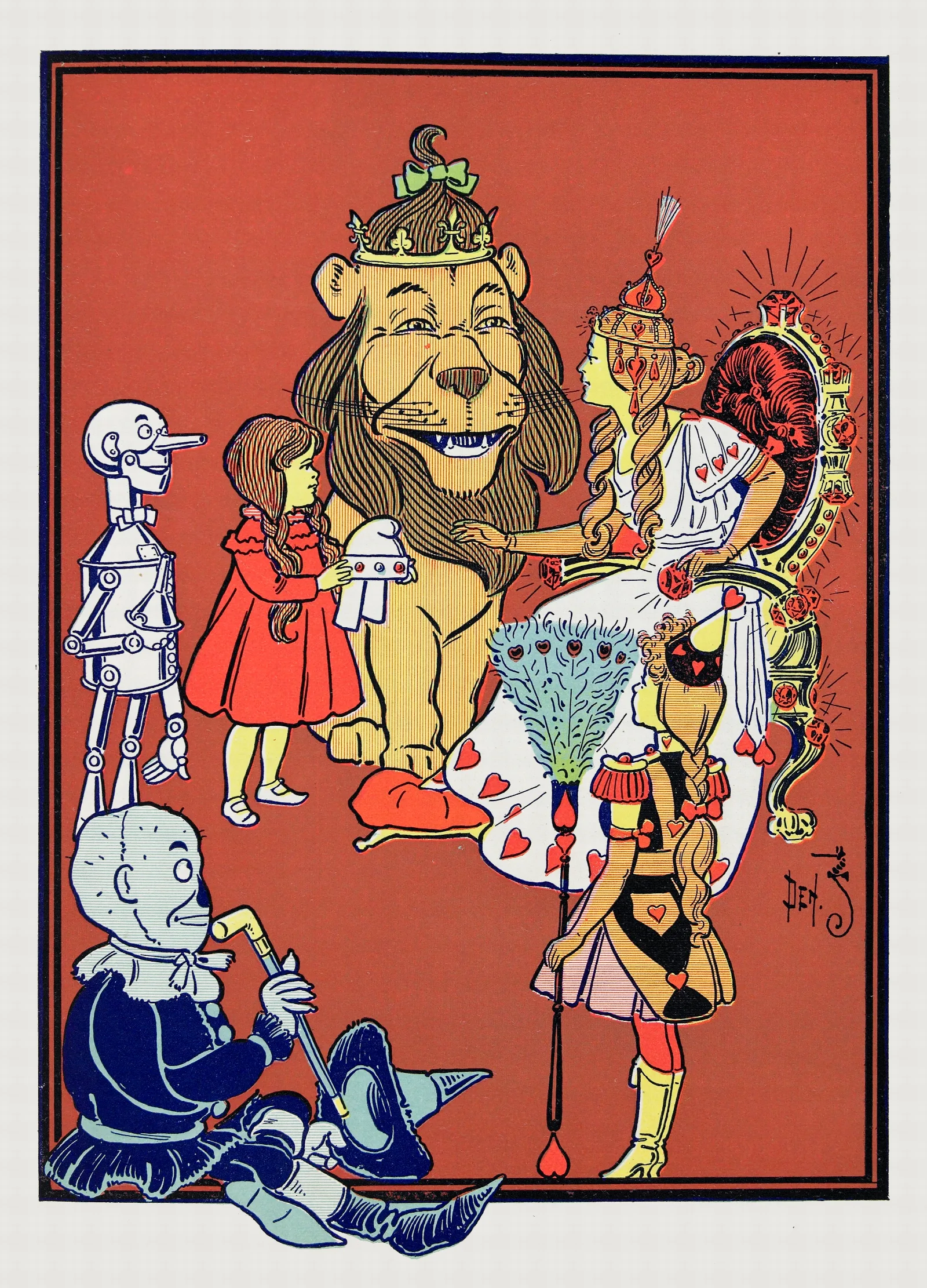You Must Give Me The Golden Cup Wall Art by William Wallace Denslow - Canvas Print