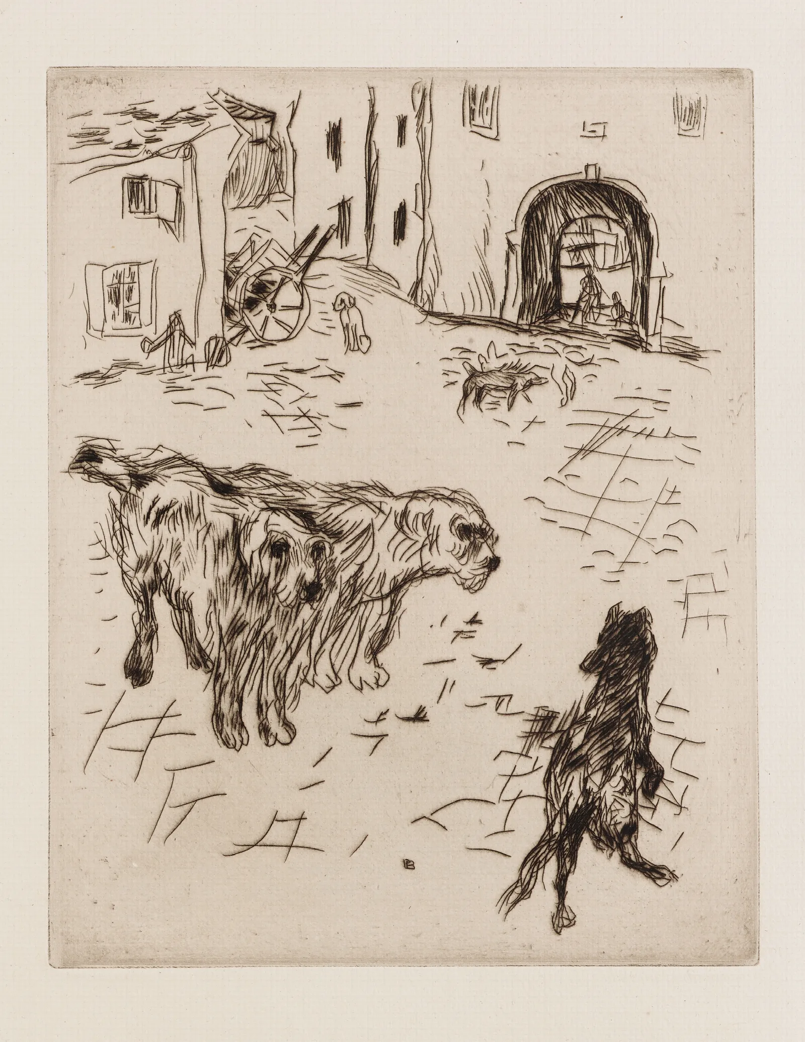 Dingo 3 Wall Art by Pierre Bonnard - Canvas Print