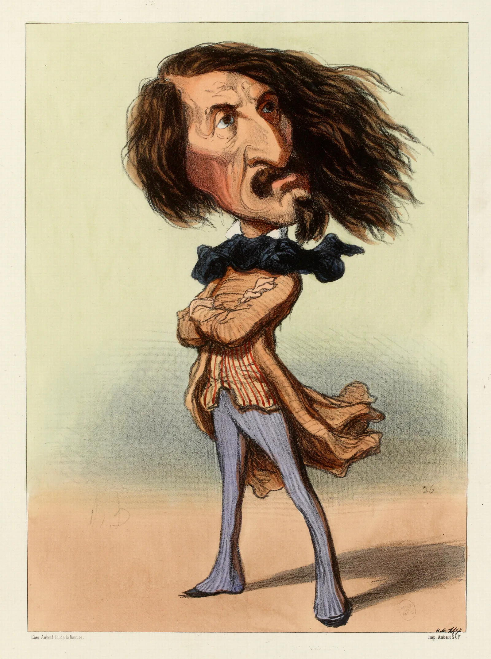 Lagrange Wall Art by Honoré Daumier - Canvas Print
