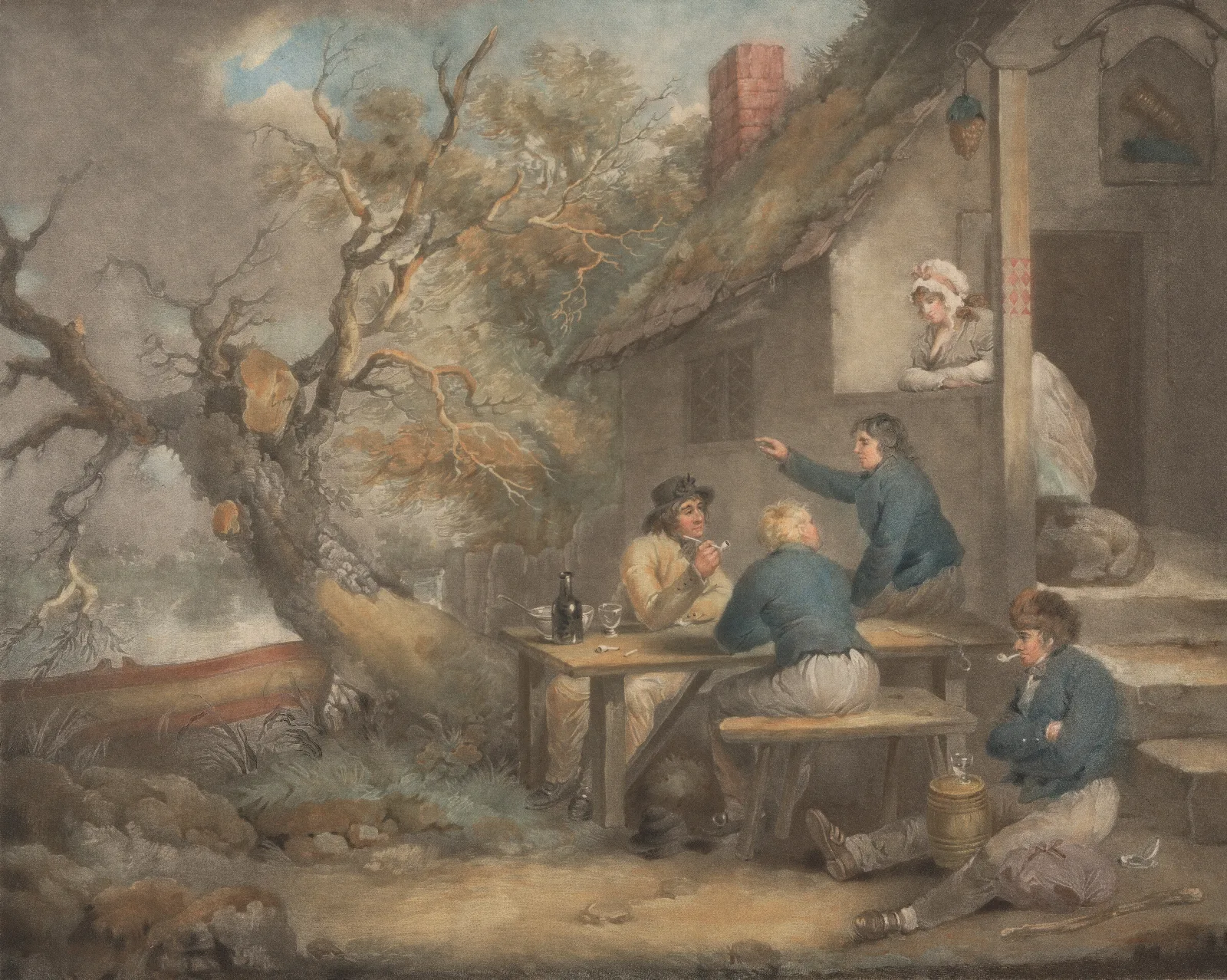 Sailors Conversation Wall Art by George Morland - Canvas Print