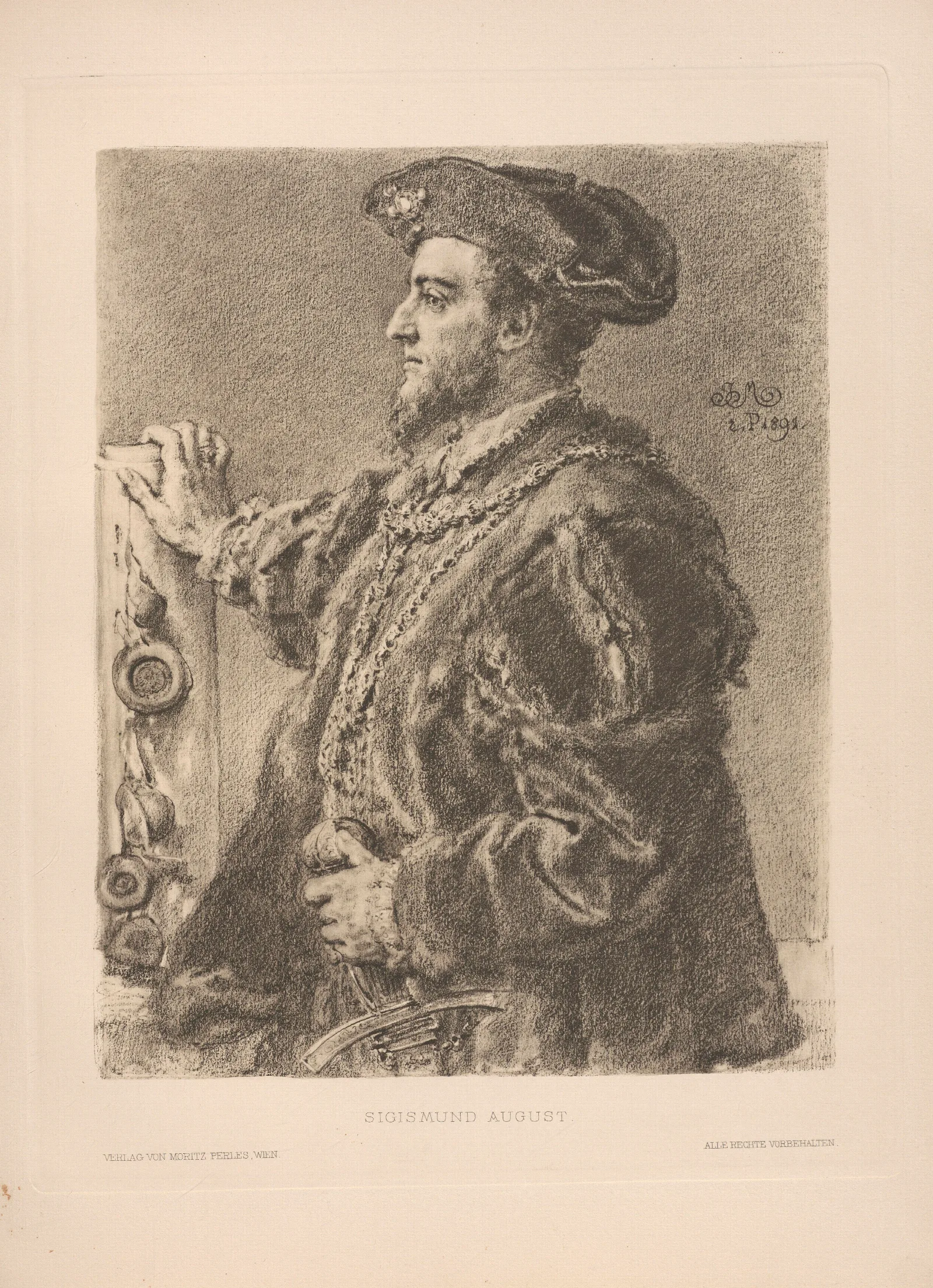 Sigismund August Wall Art by Jan Matejko - Canvas Print