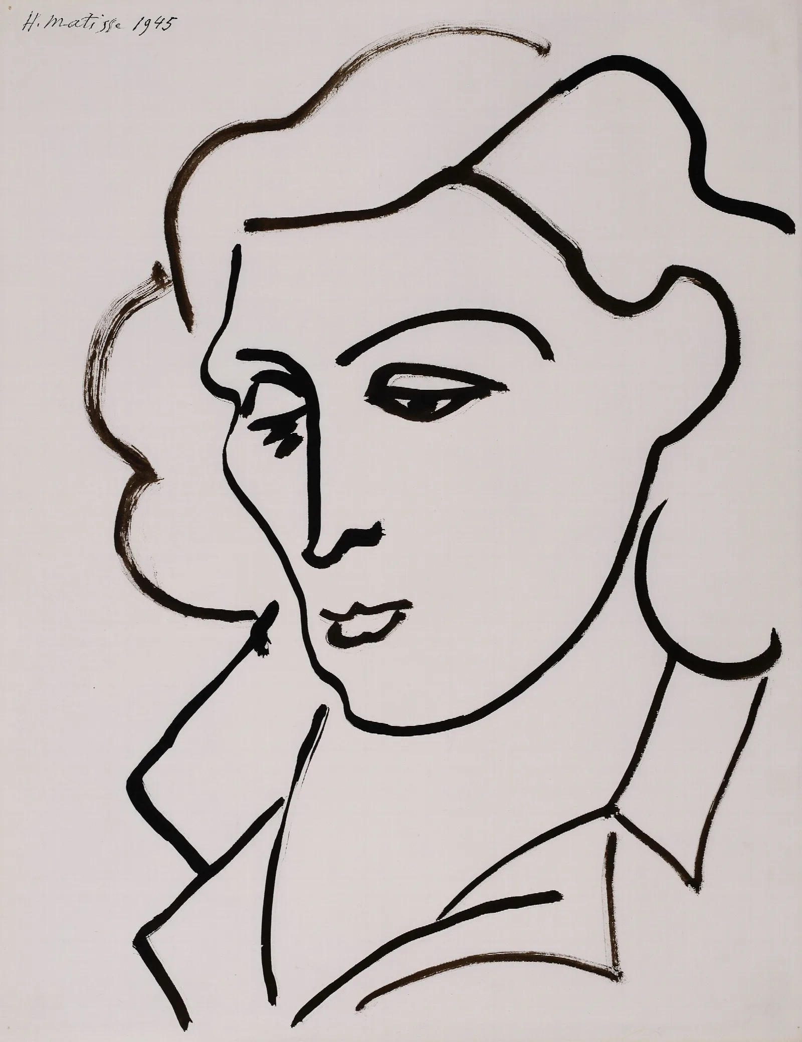 Portrait De Lydia Wall Art by Henri Matisse - Canvas Print