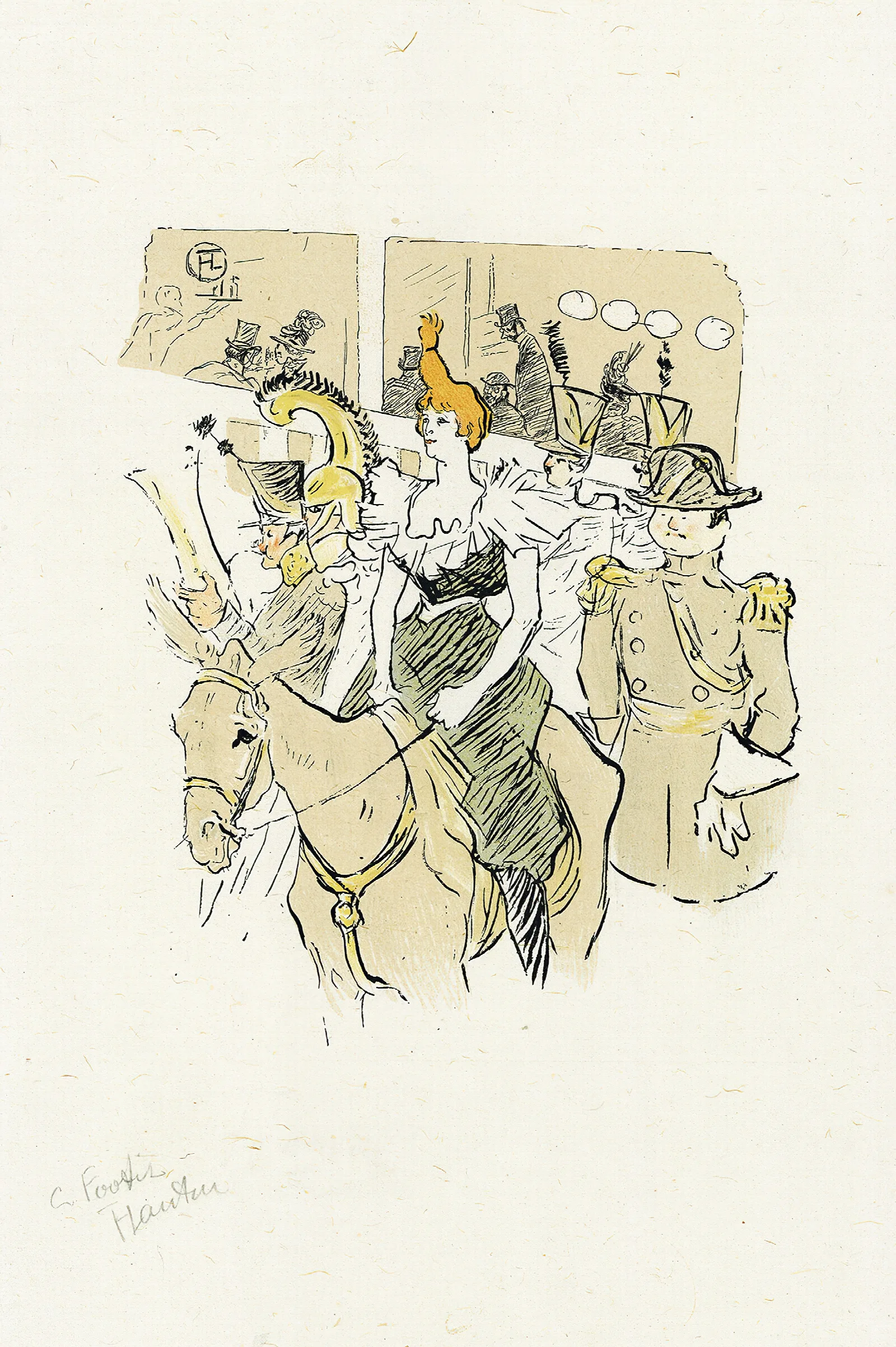 Le Rire Au Moulin Rouge Wall Art by Henri de Toulouse-Lautrec - Canvas Print