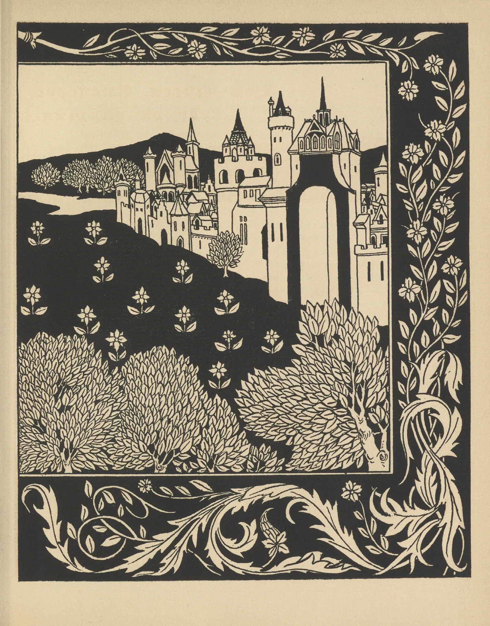 How Queen Guenever Rode On Maying 2 Wall Art by Aubrey Vincent Beardsley - Canvas Print