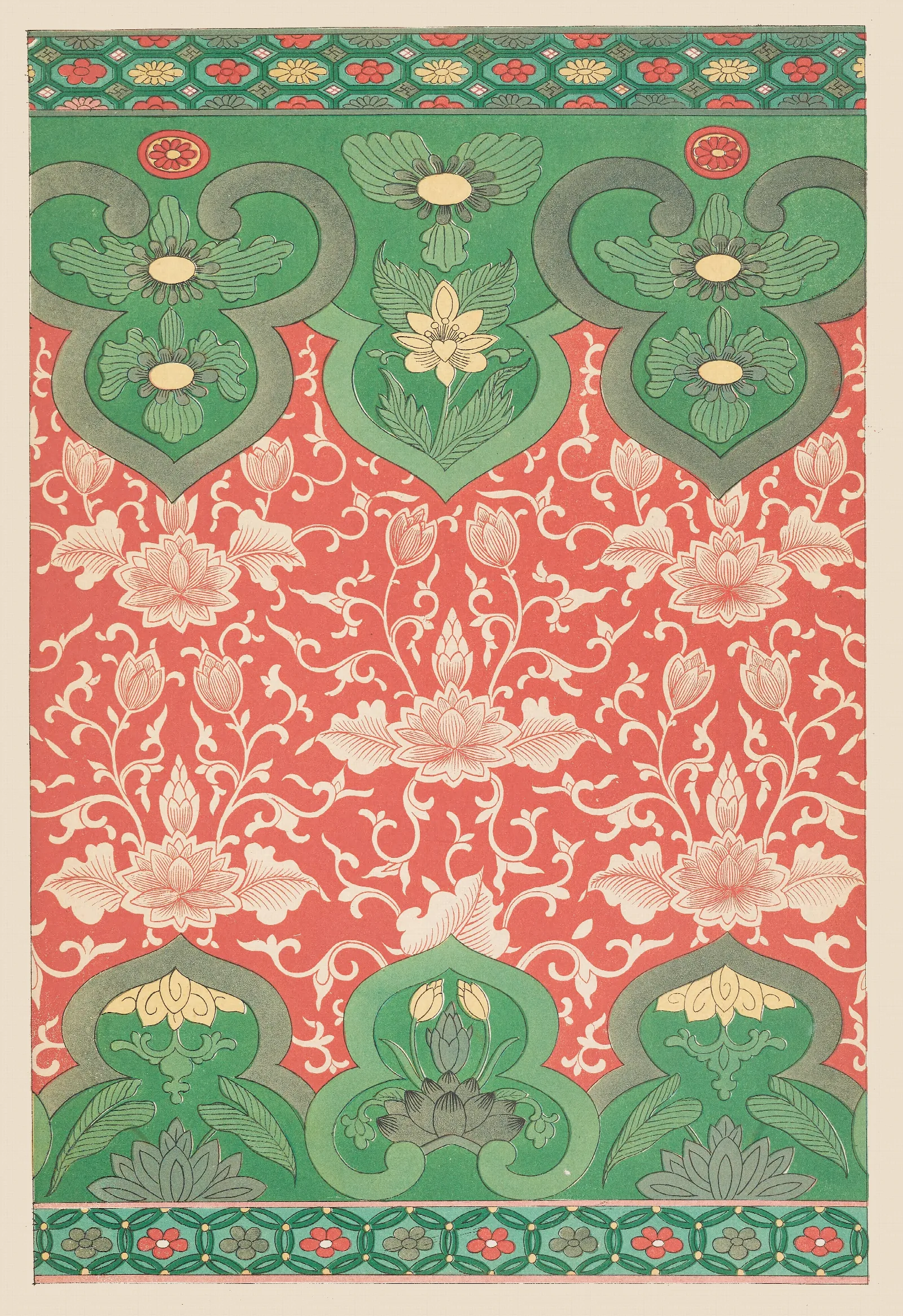 Examples Of Chinese Ornament Pl 84 Wall Art by Owen Jones - Canvas Print