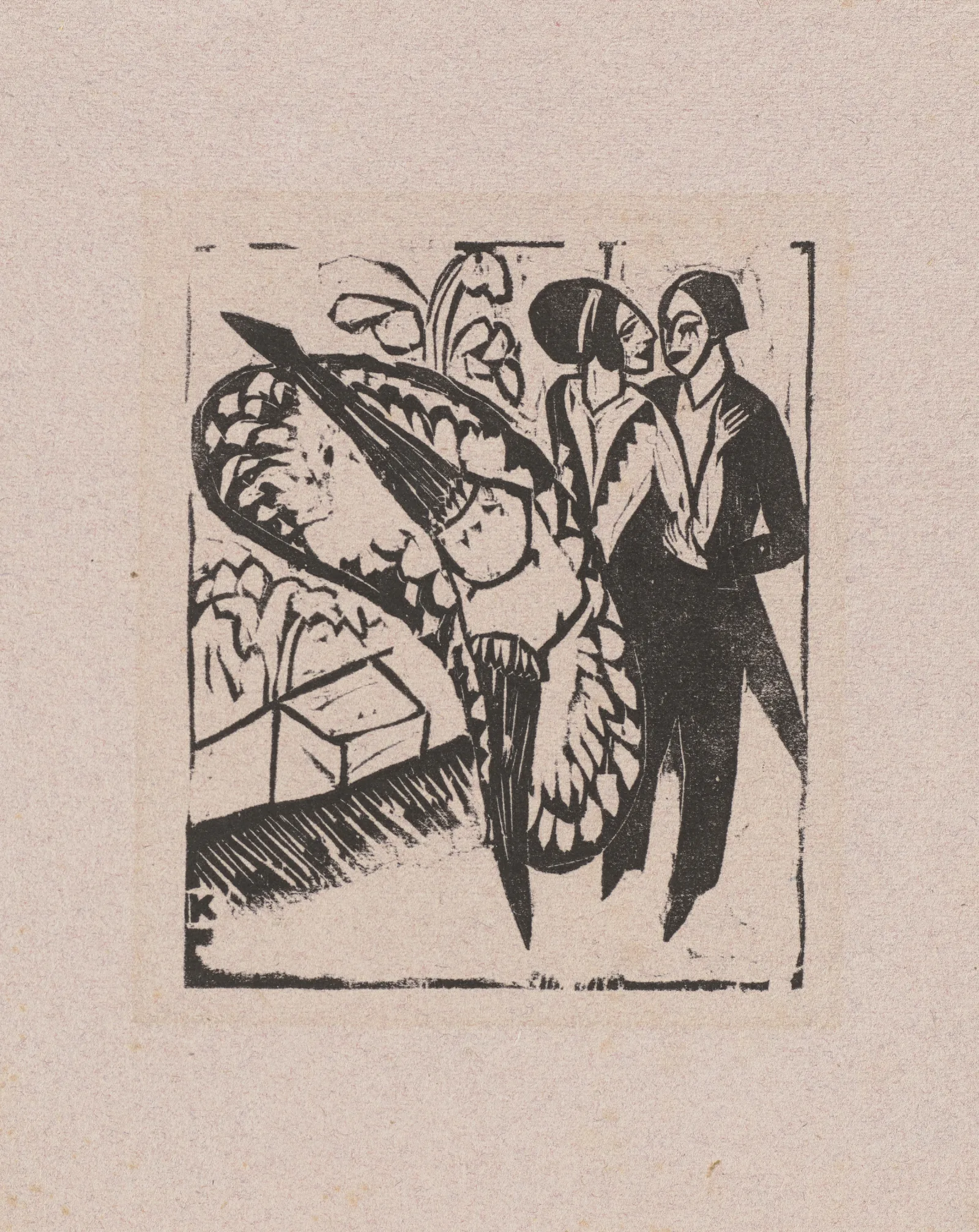 Schleudertanz Wall Art by Ernst Ludwig Kirchner - Canvas Print