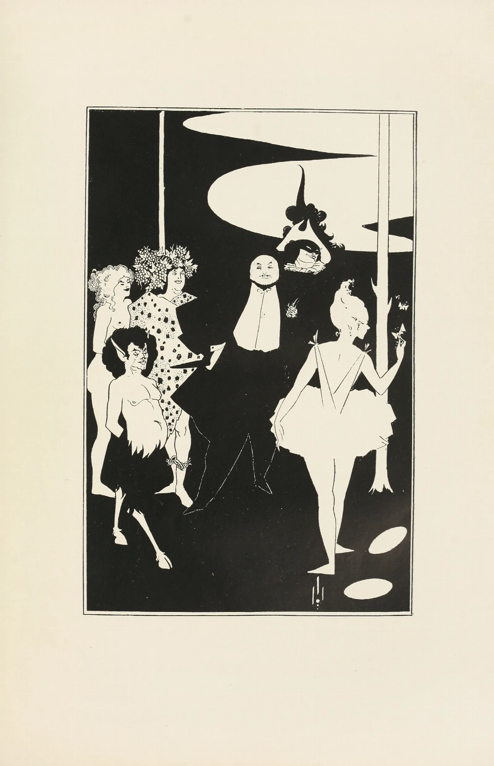 Under The Hill Pl 11 Wall Art by Aubrey Vincent Beardsley - Canvas Print