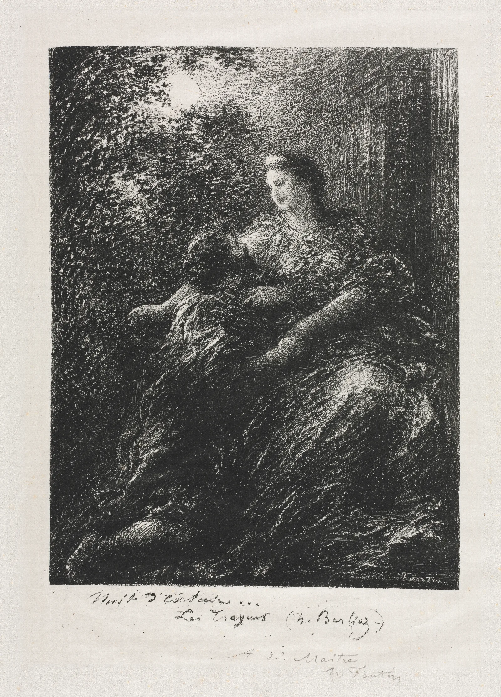 Duet Of The Trojans Wall Art by Henri Fantin-Latour - Canvas Print