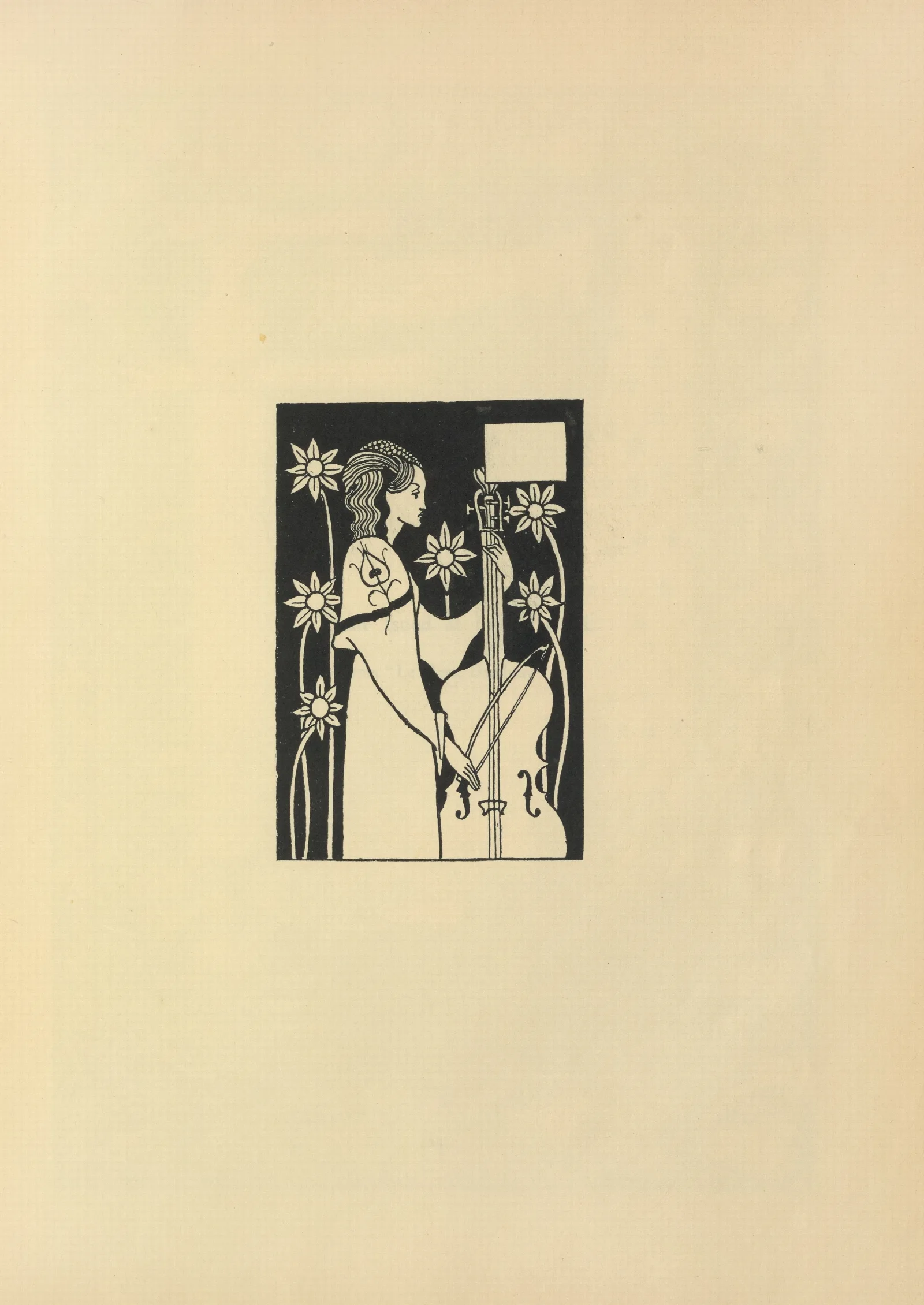 Vignette From Le Morte Darthur 3 Wall Art by Aubrey Vincent Beardsley - Canvas Print