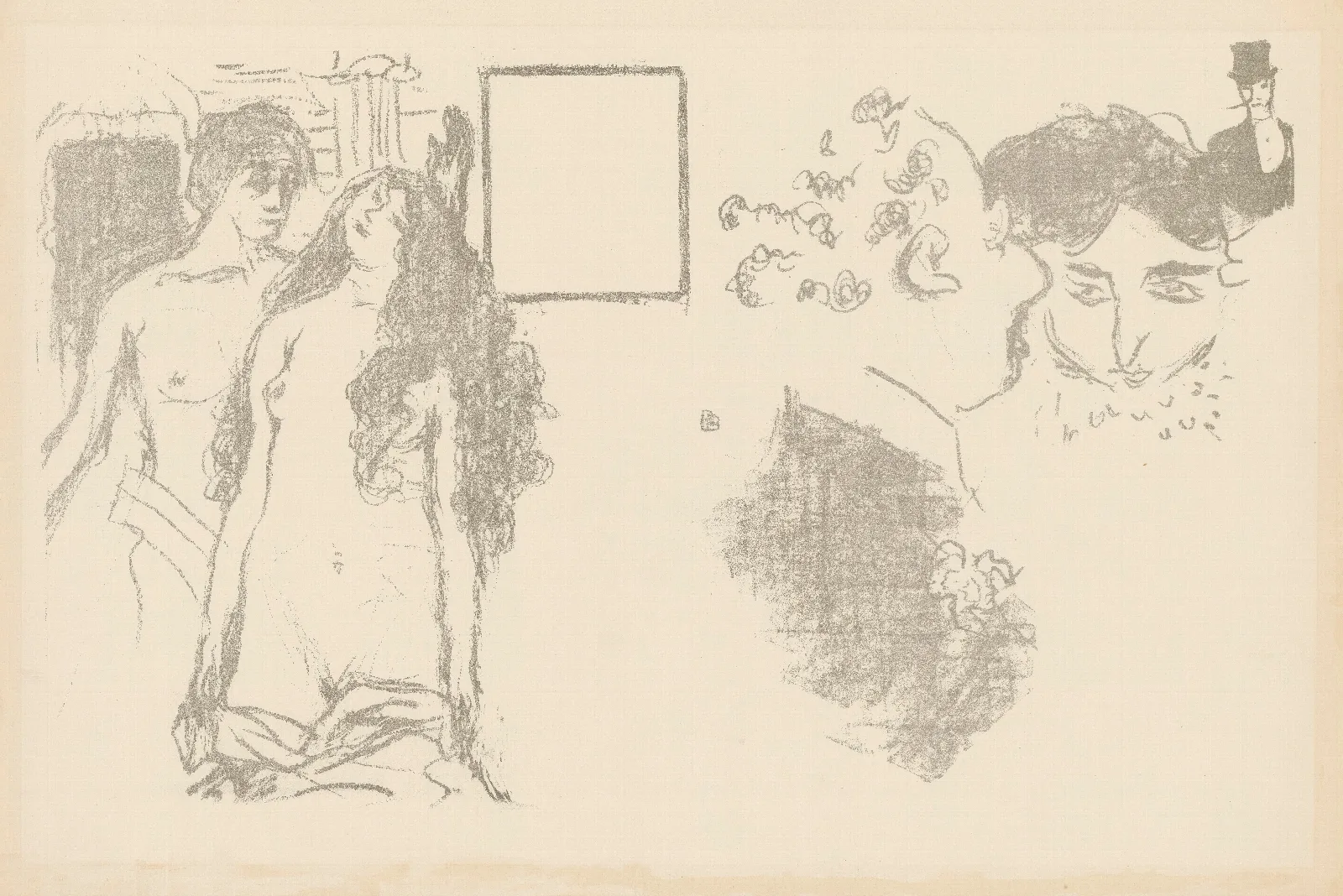 La Derniere Croisade Programme Pour Le Theatre De Loeuvre Wall Art by Pierre Bonnard - Canvas Print