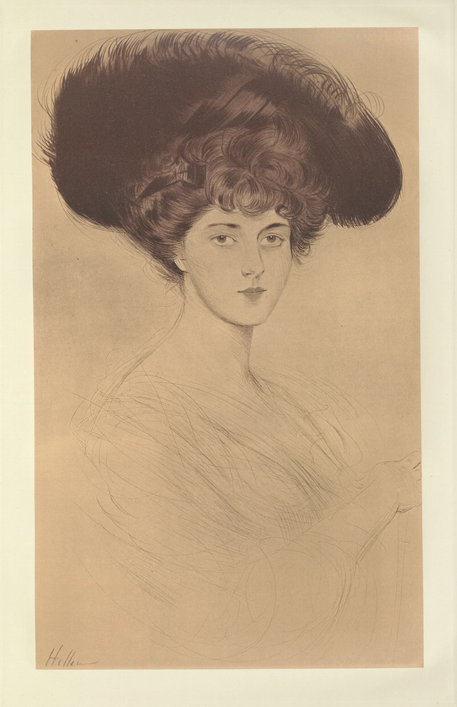 Mademoiselle M Wall Art by Paul César Helleu - Canvas Print