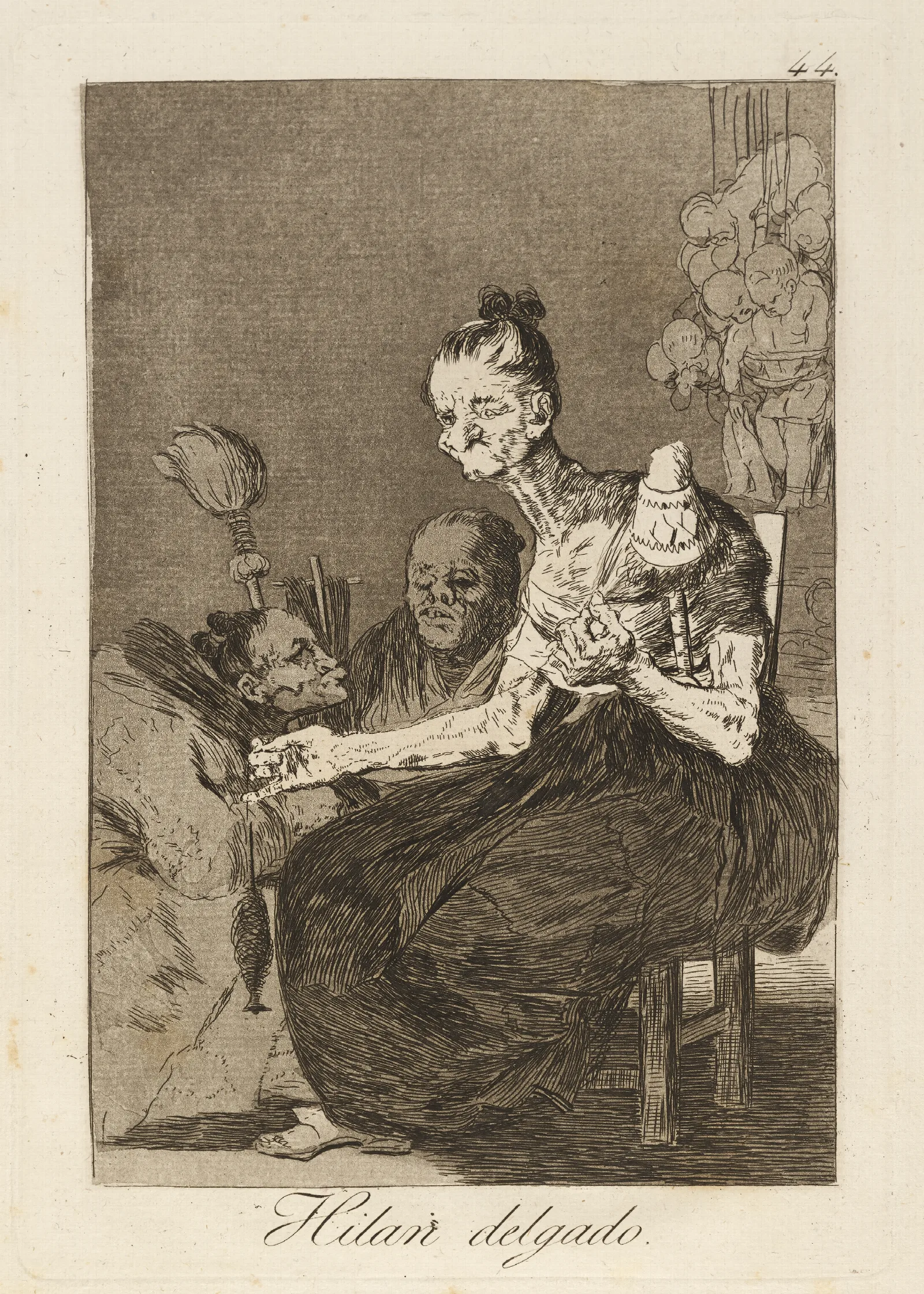 Hilan Delgado They Spin Finely Wall Art by Francisco de Goya - Canvas Print