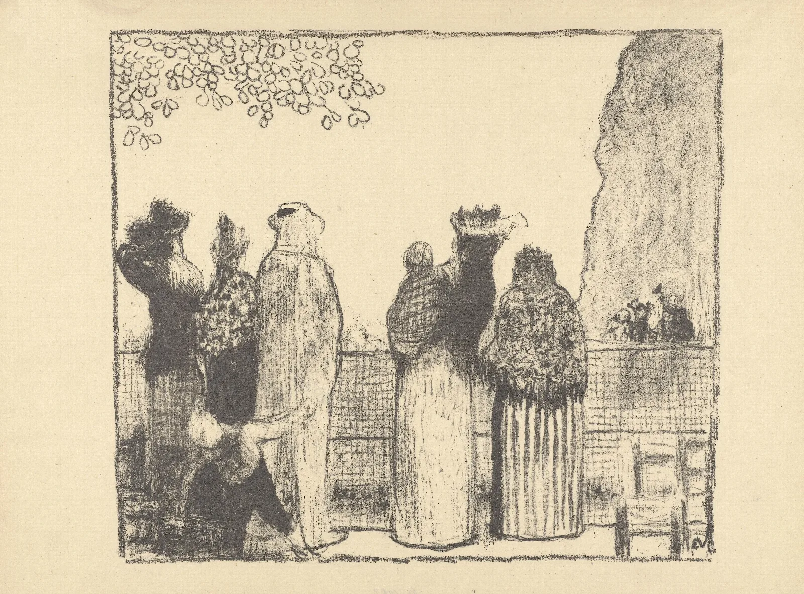 Les Tuileries Wall Art by Édouard Vuillard - Canvas Print